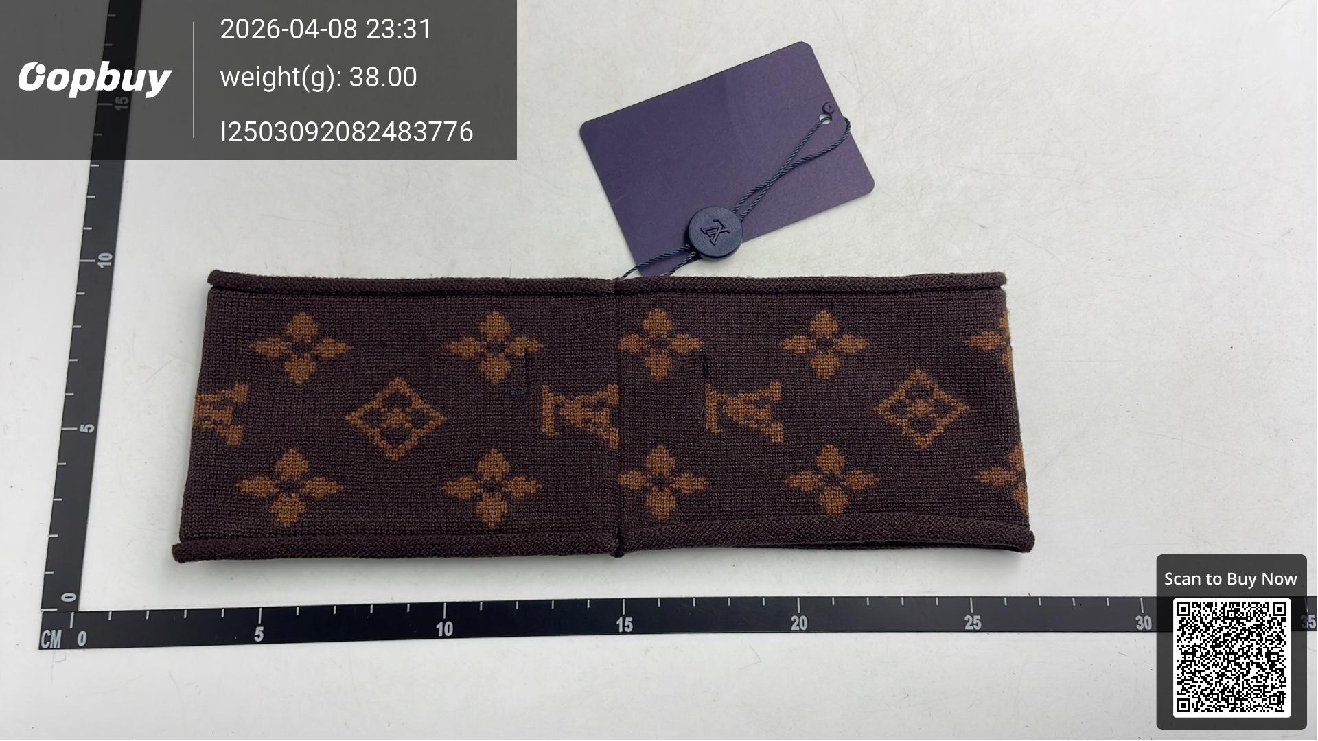 Foto QC 1 de Louis Vuitton Monogram Headband Beige