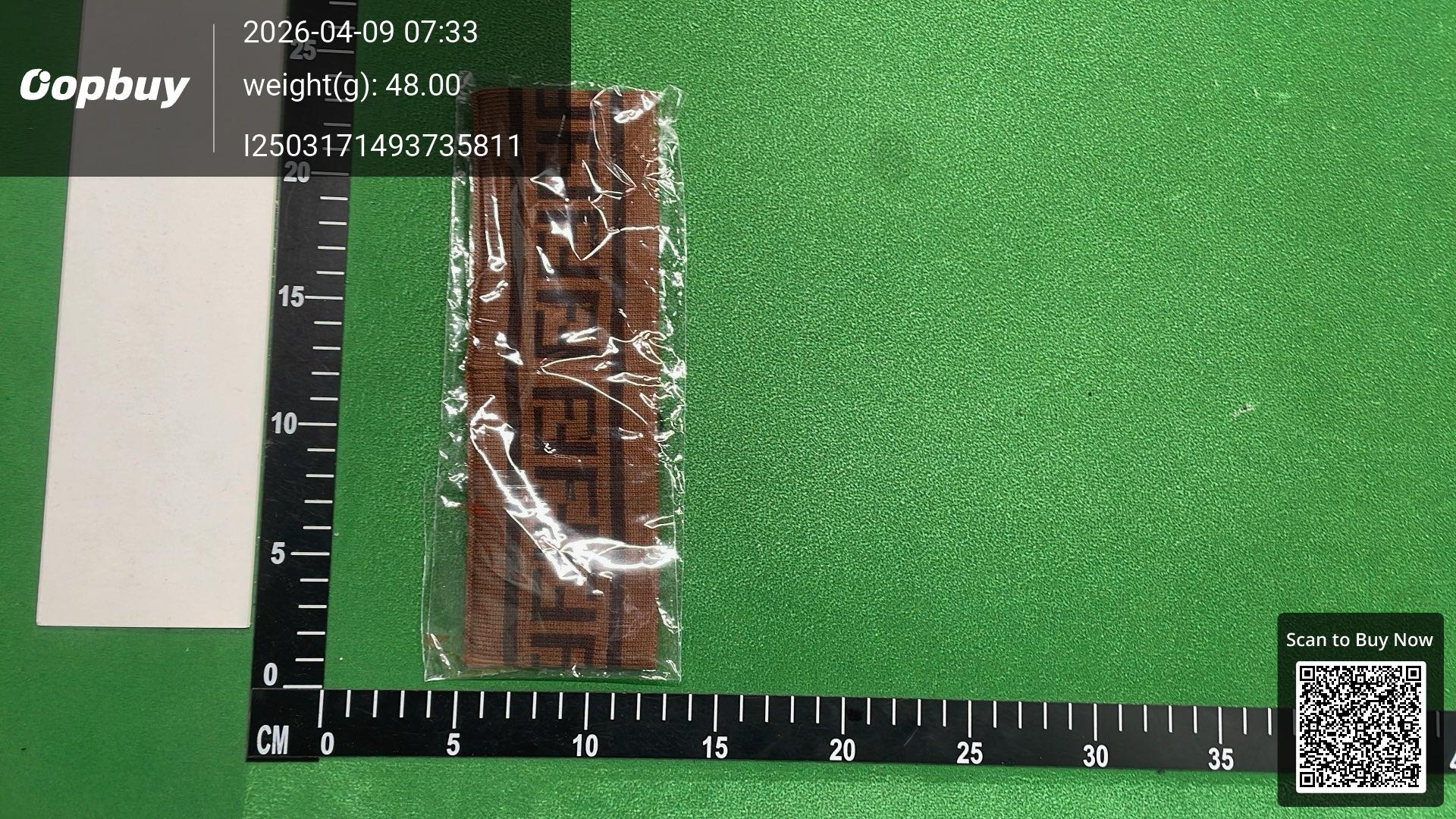 Foto QC 7 de Fendi FF Logo Headband Black/White