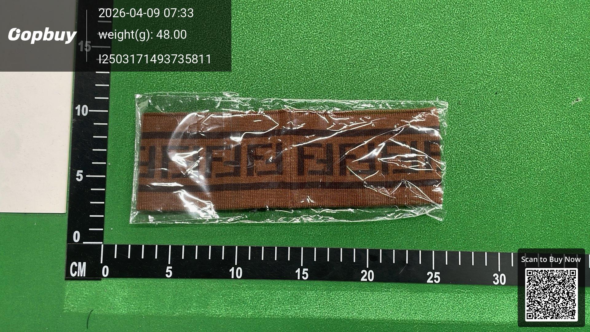 Foto QC 5 de Fendi FF Logo Headband Black/White