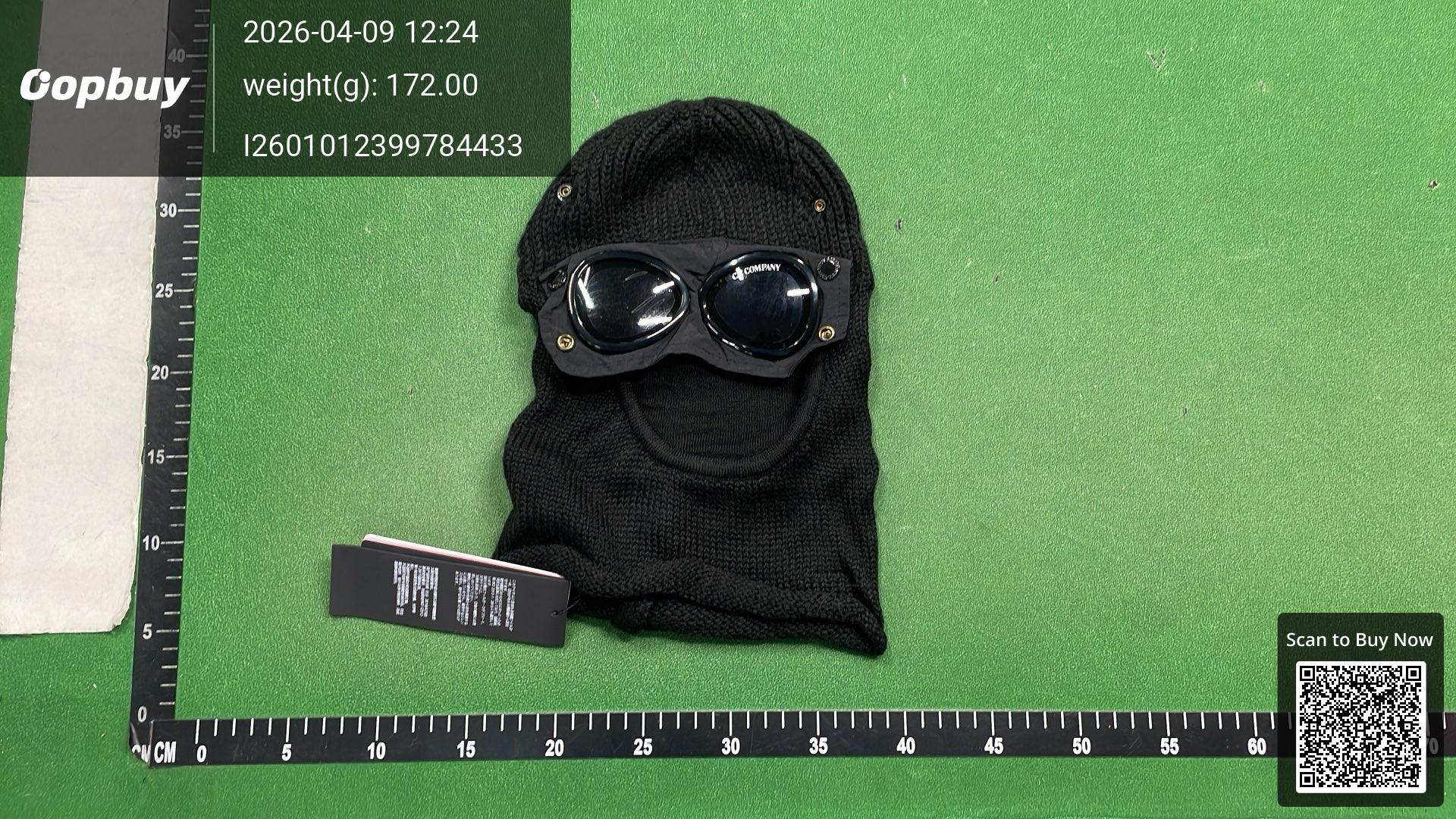 Foto QC 7 de C.P. Company Goggle Beanie Black