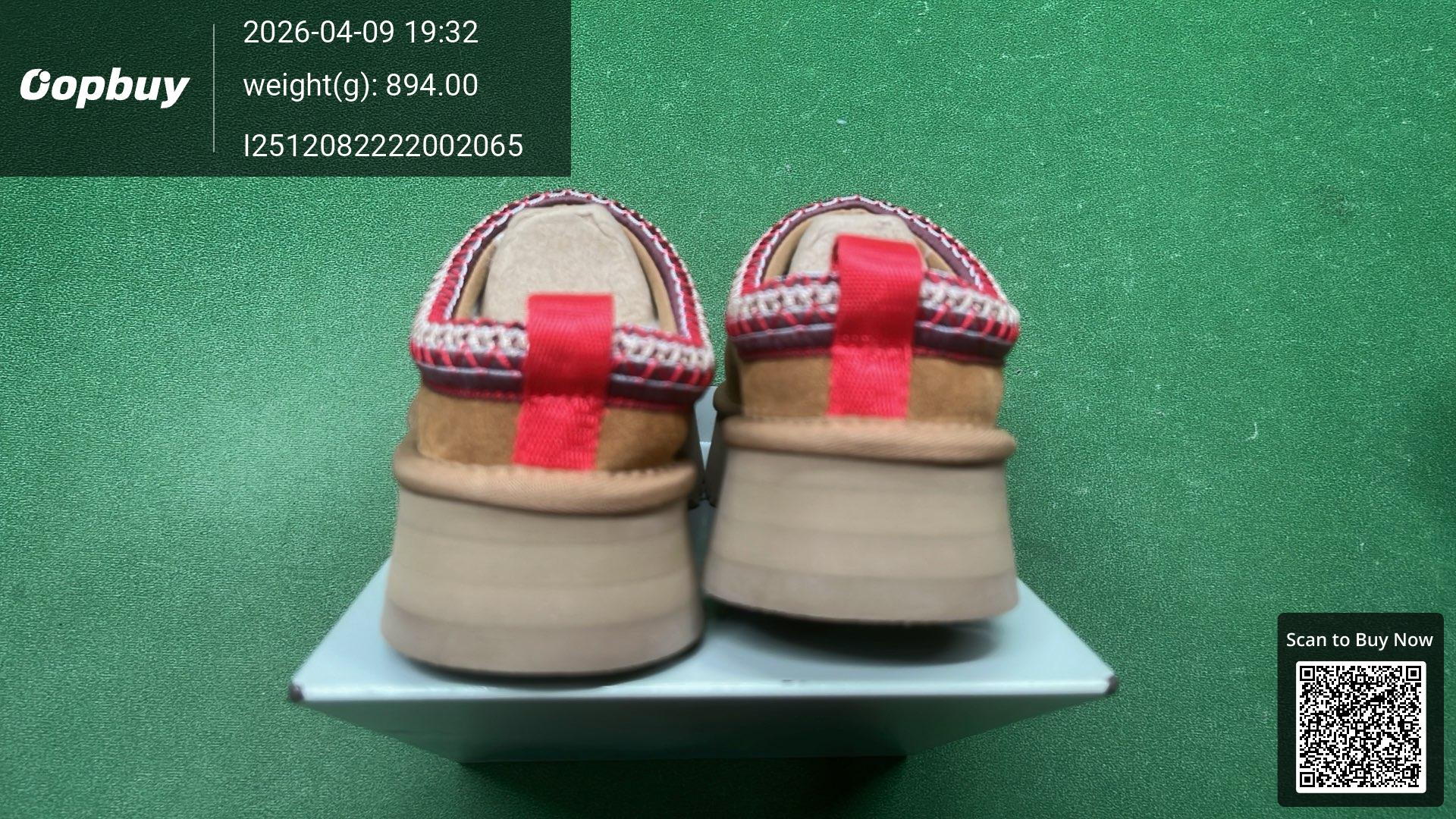 Foto QC 5 de UGG Tazz Platform Suede Tasman Braid Chestnut 1122553