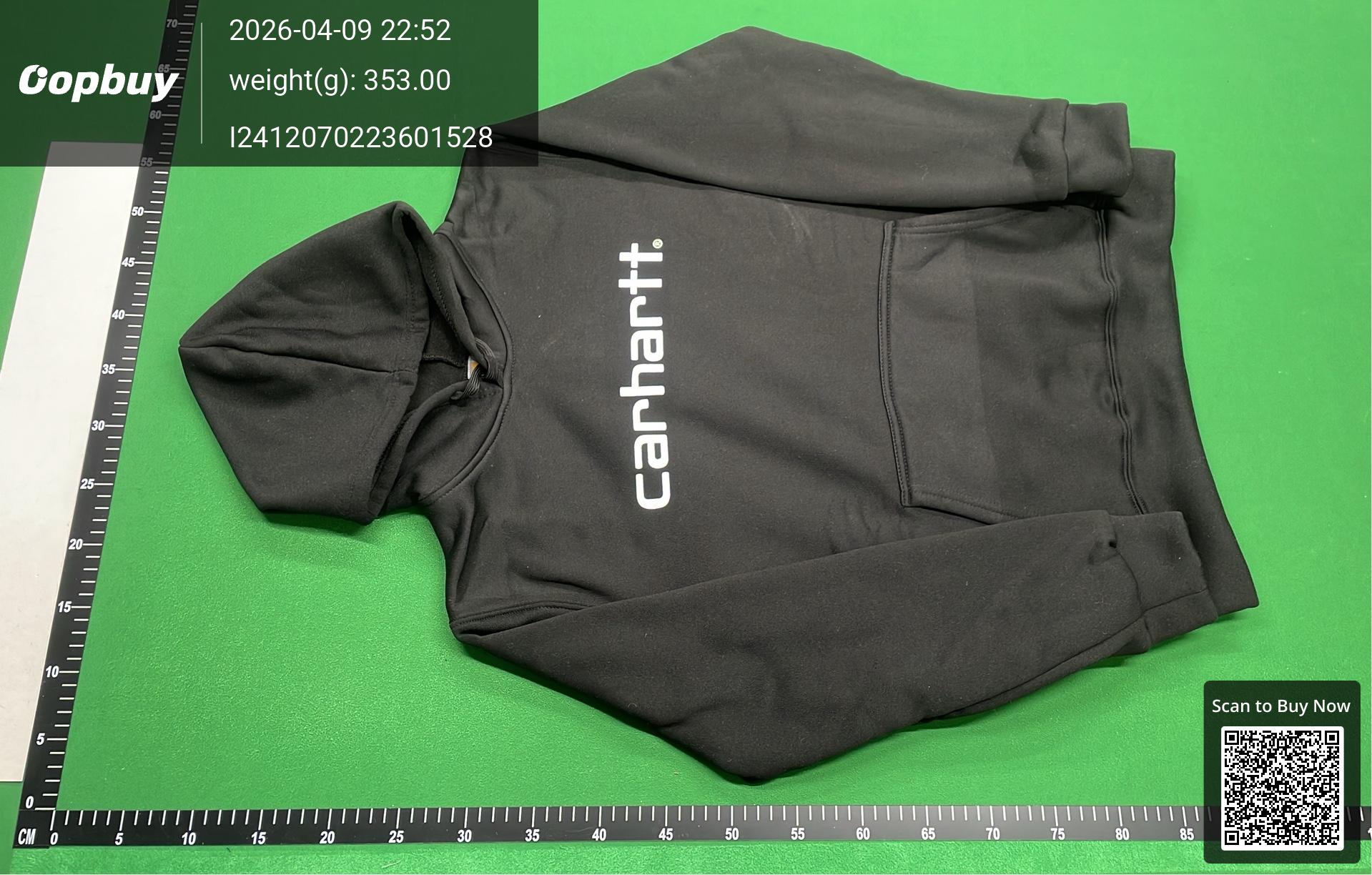 Foto QC 7 de Carhartt Hoodie Logo Khaki
