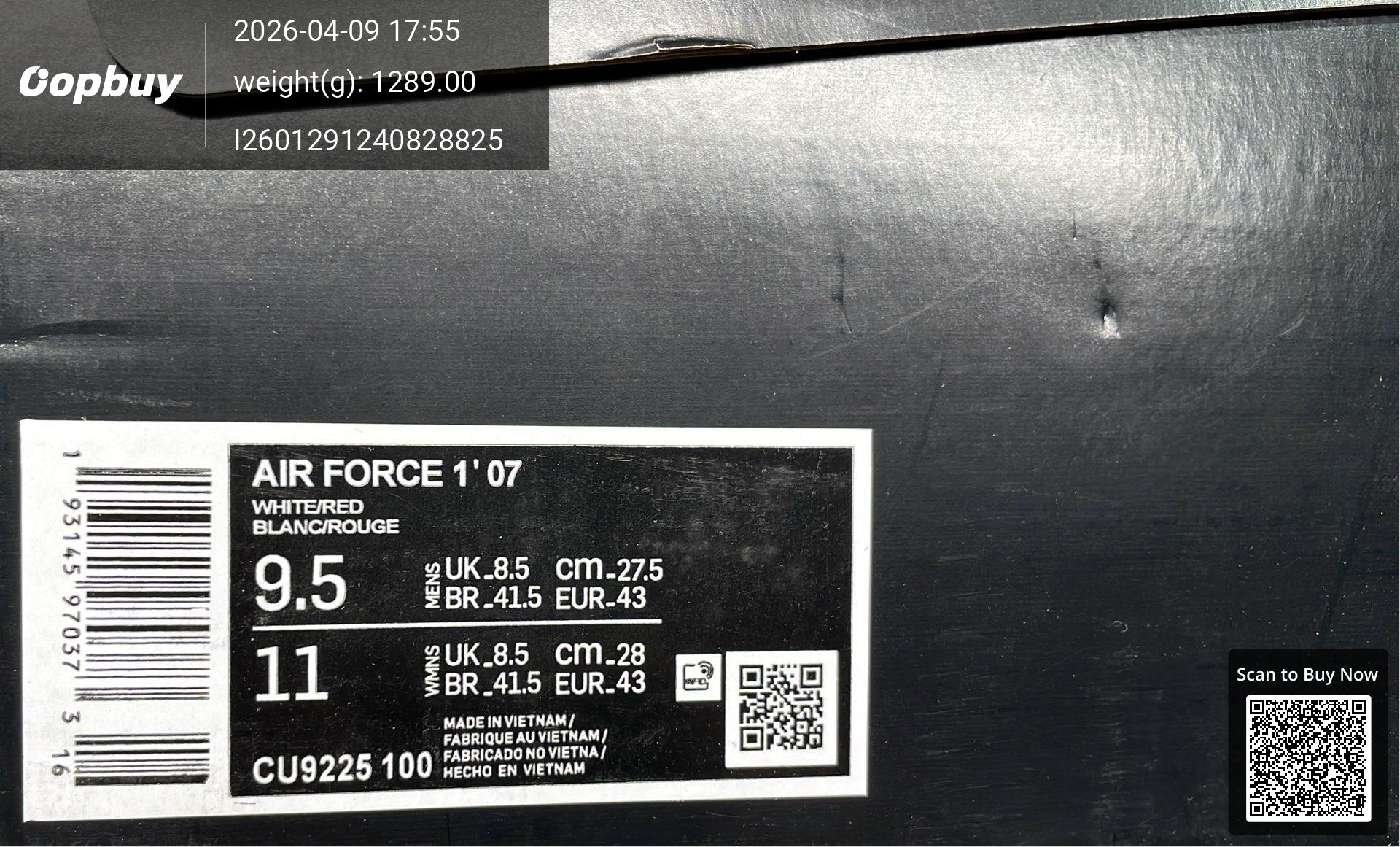 Foto QC 4 de Nike Air Force 1 Low '07 Black Metallic Gold CT1989-002