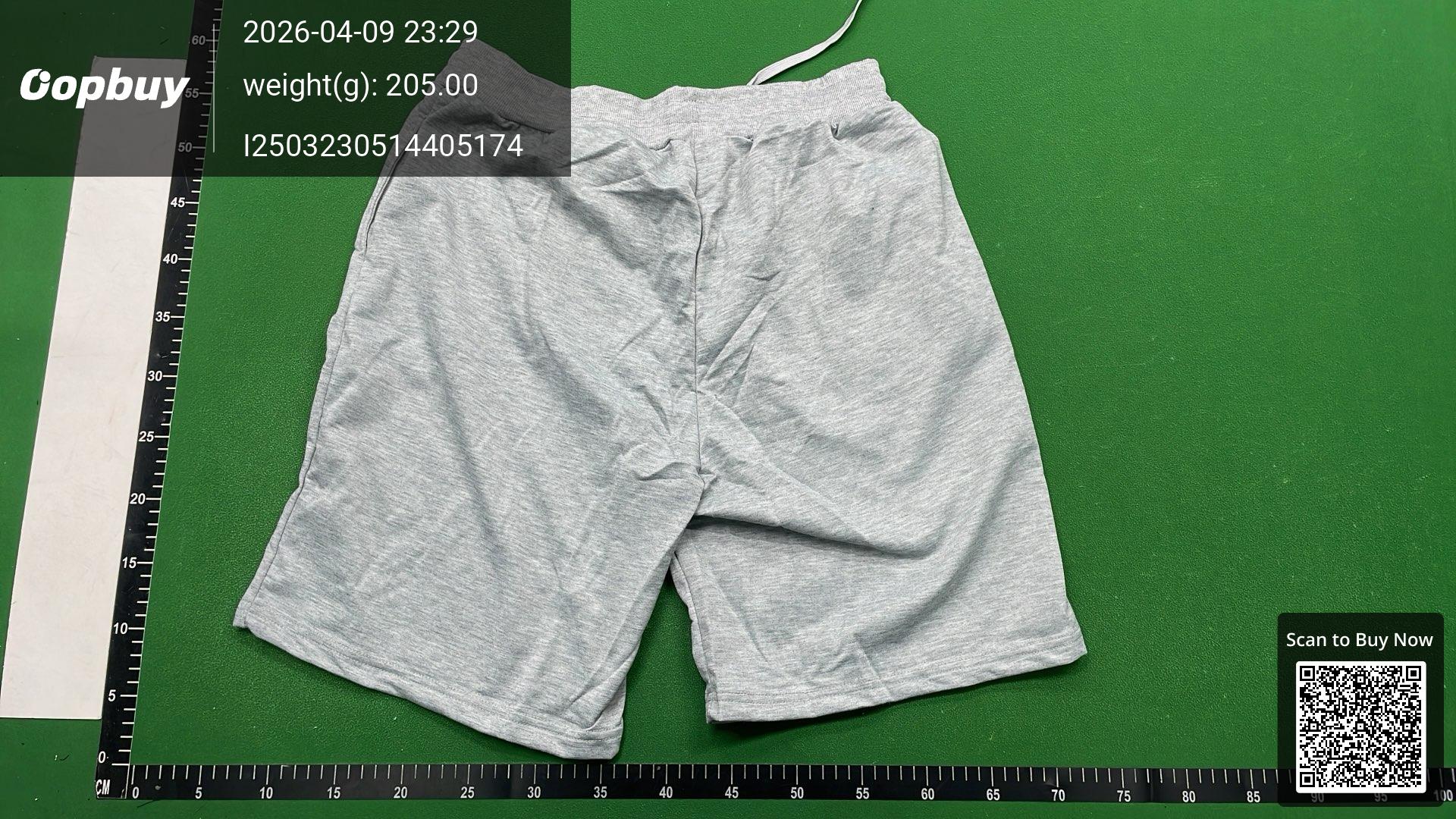 Foto QC 6 de Balenciaga Sweat Shorts Logo Dark Grey