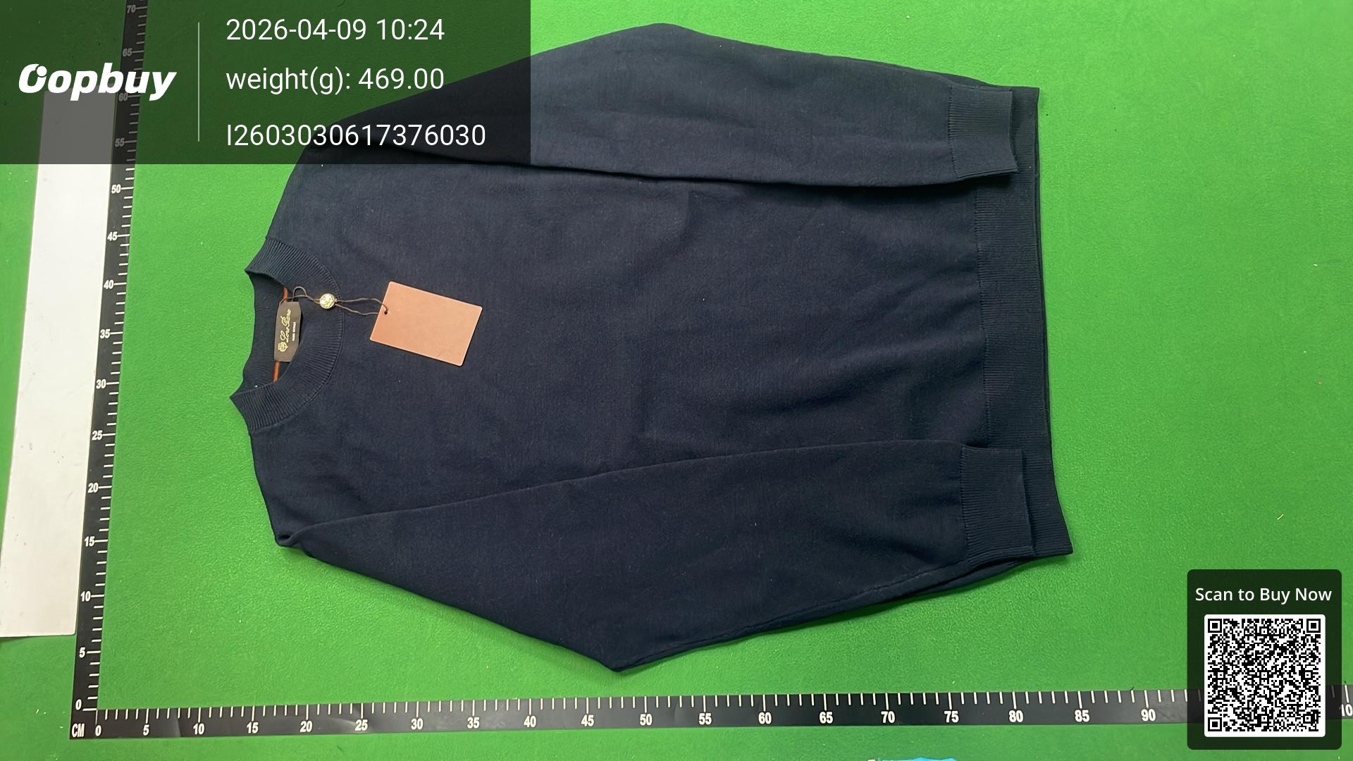Foto QC 4 de Loro Piana Crewneck Sweater Cashmere Burgundy