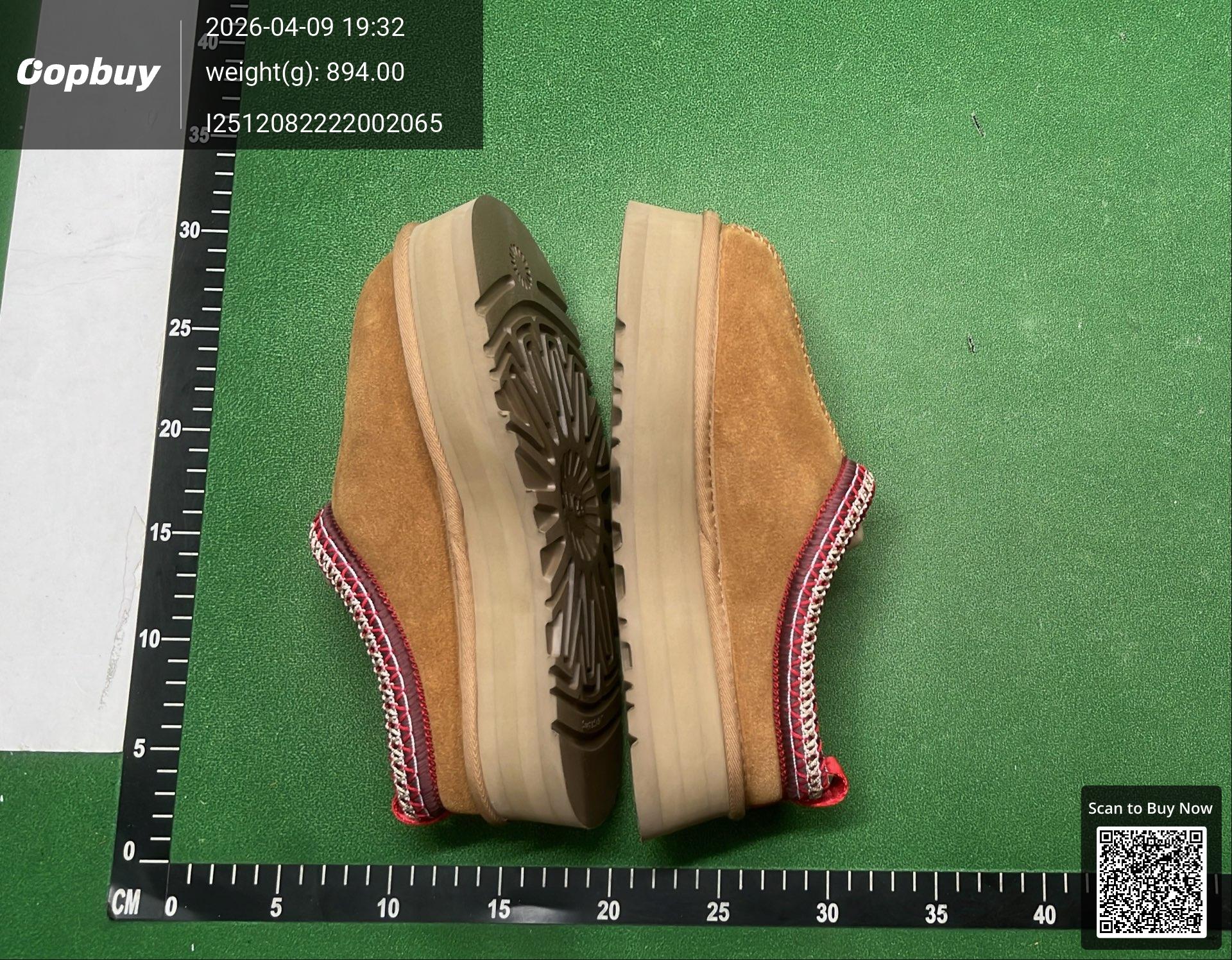 Foto QC 8 de UGG Tazz Platform Suede Tasman Braid Chestnut 1122553