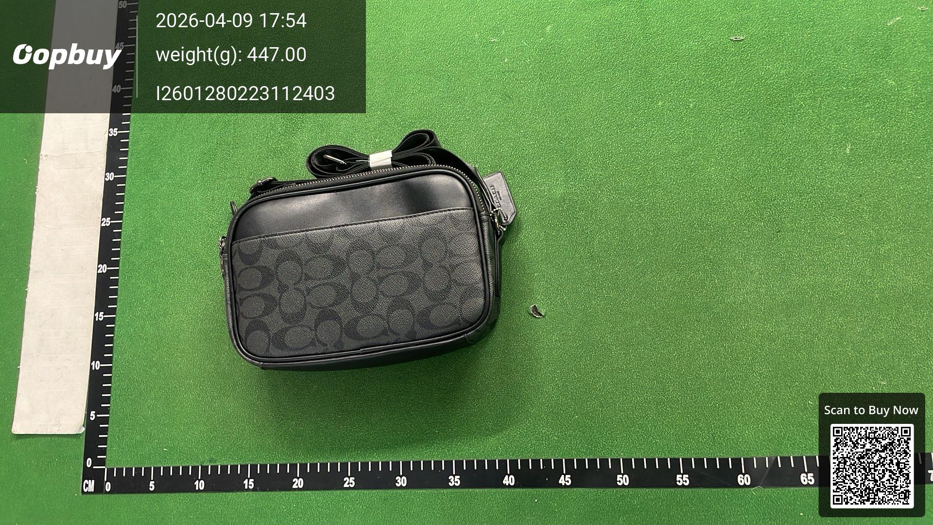 Foto QC 7 de Coach Graham Crossbody Charcoal Signature Canvas