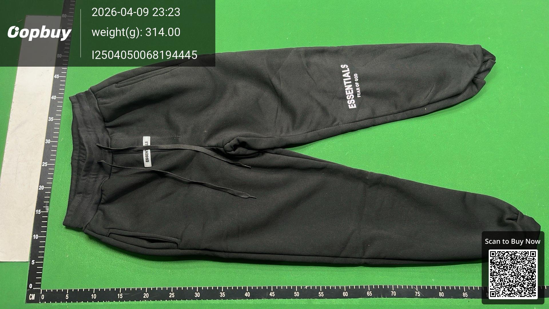 Foto QC 4 de Fear of God Essentials Sweatpants Logo Tan