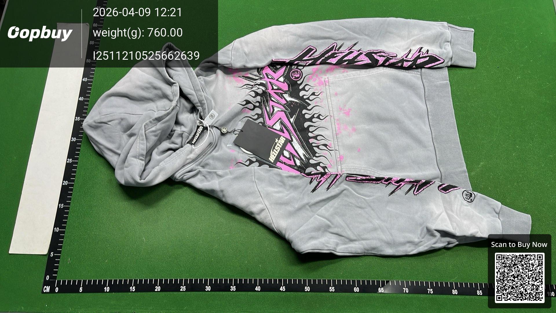 Foto QC 4 de Hellstar Studios Sweatpants Om Star Faded Black
