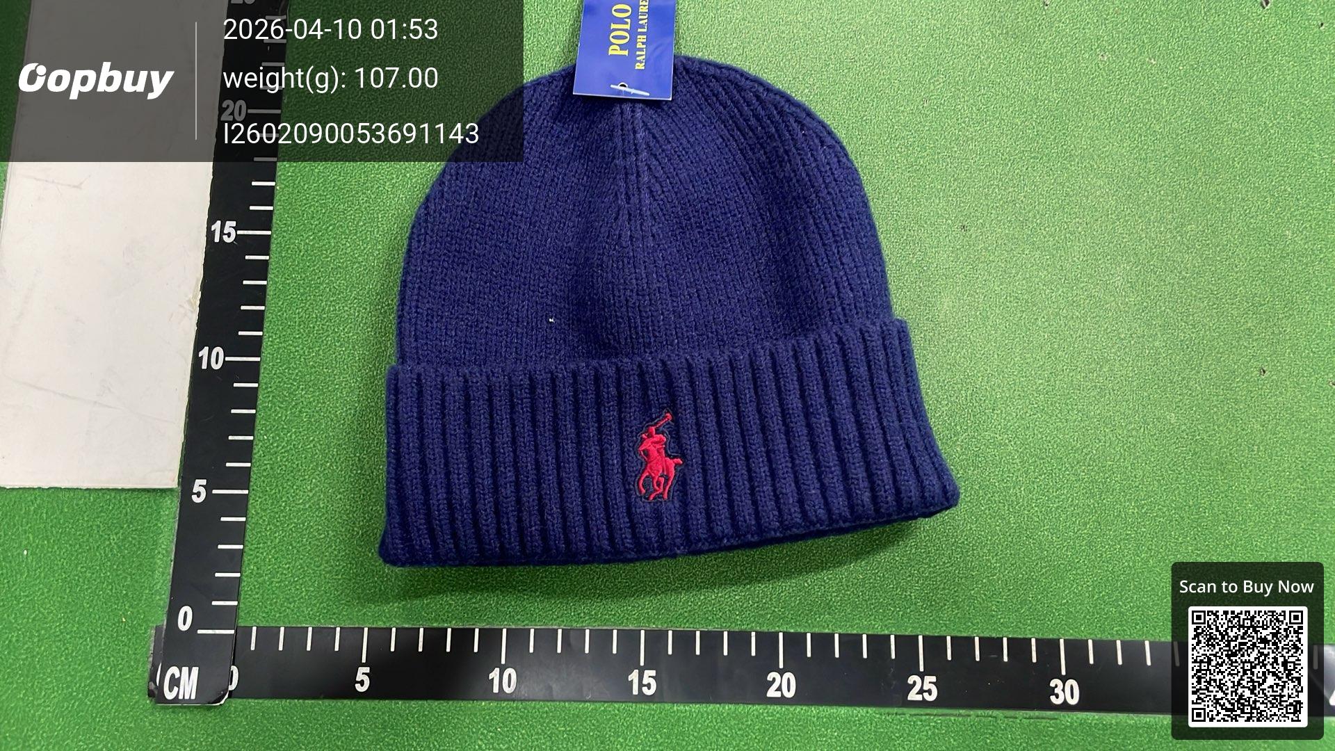 Foto QC 7 de Polo Ralph Lauren Pony Logo Beanie Red