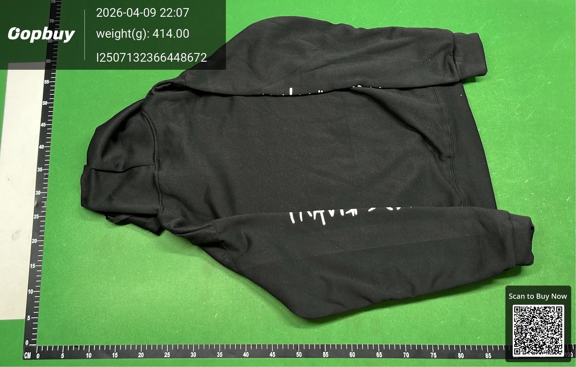Foto QC 6 de Cactus Jack Travis Scott Hoodie Logo Heather Grey