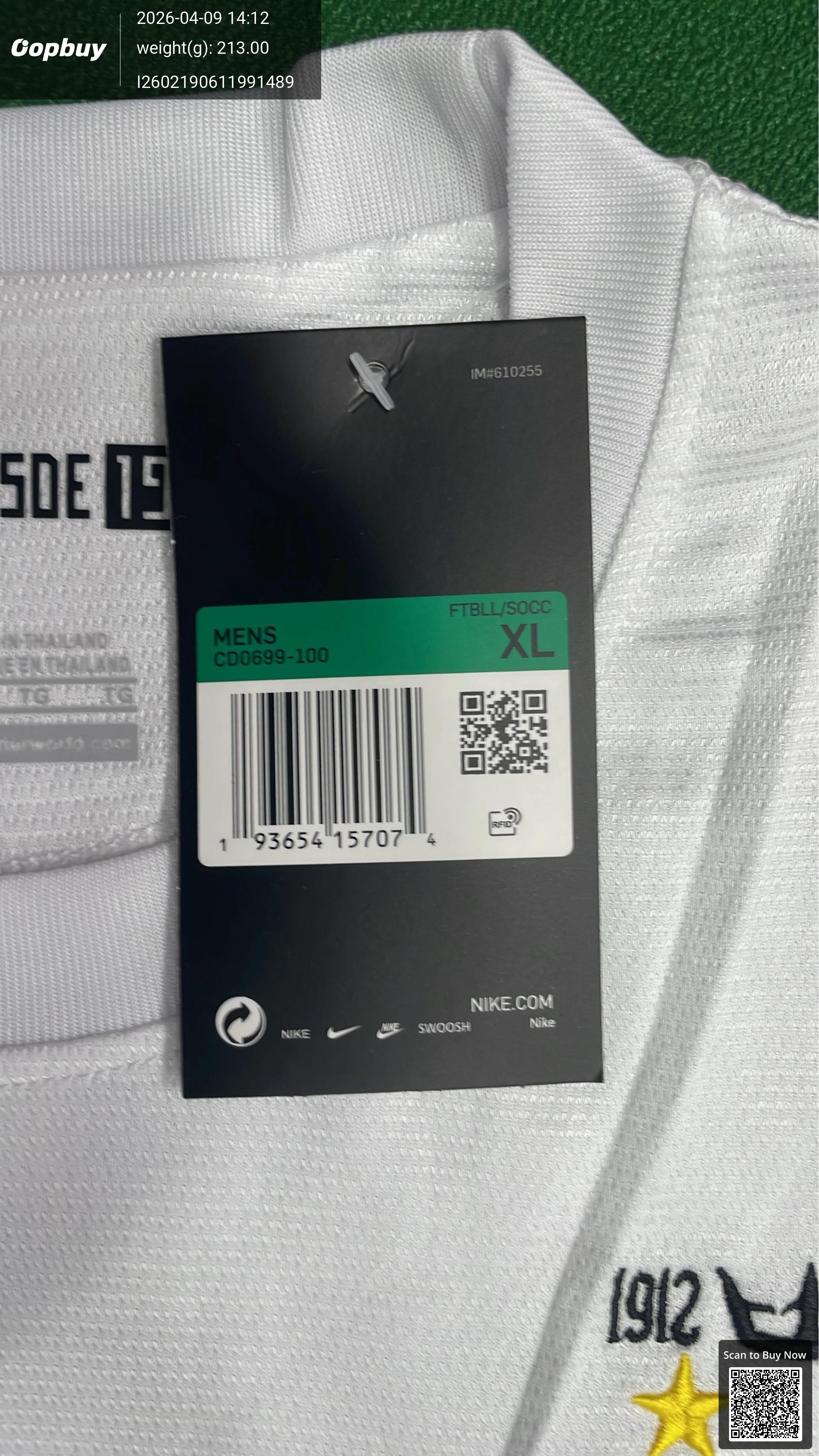 Foto QC 1 de Reebok x Sporting CP Retro 2002/03 Home Cristiano Ronaldo Jersey White/Green