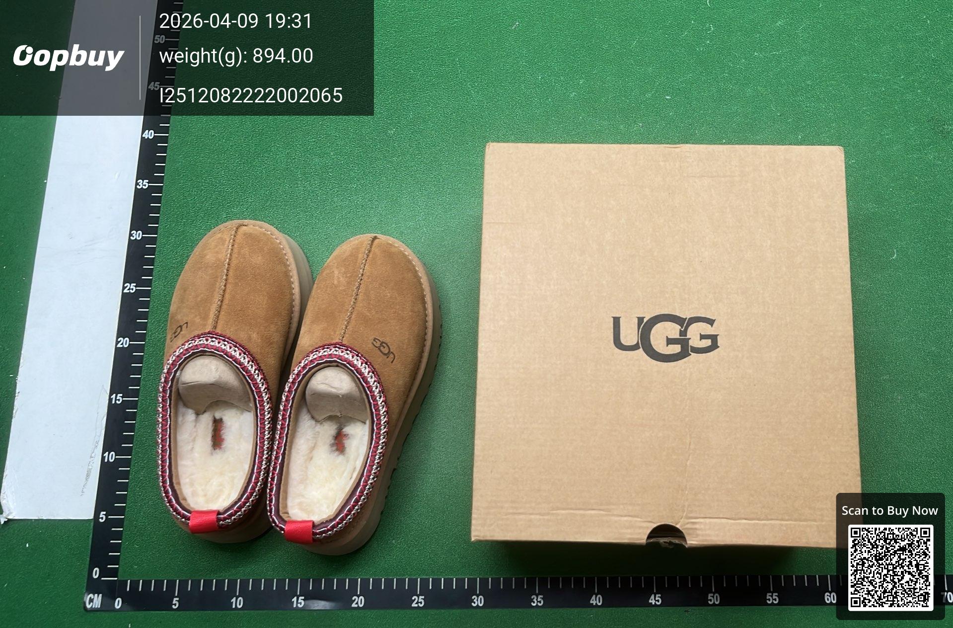 Foto QC 1 de UGG Tazz Platform Suede Tasman Braid Chestnut 1122553