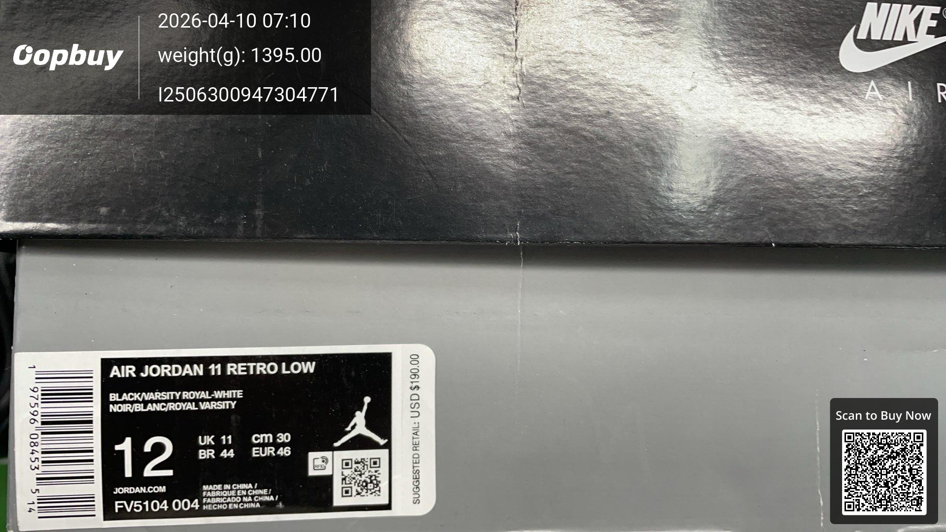 Foto QC 4 de Jordan 11 Retro Gamma Blue 378037-006