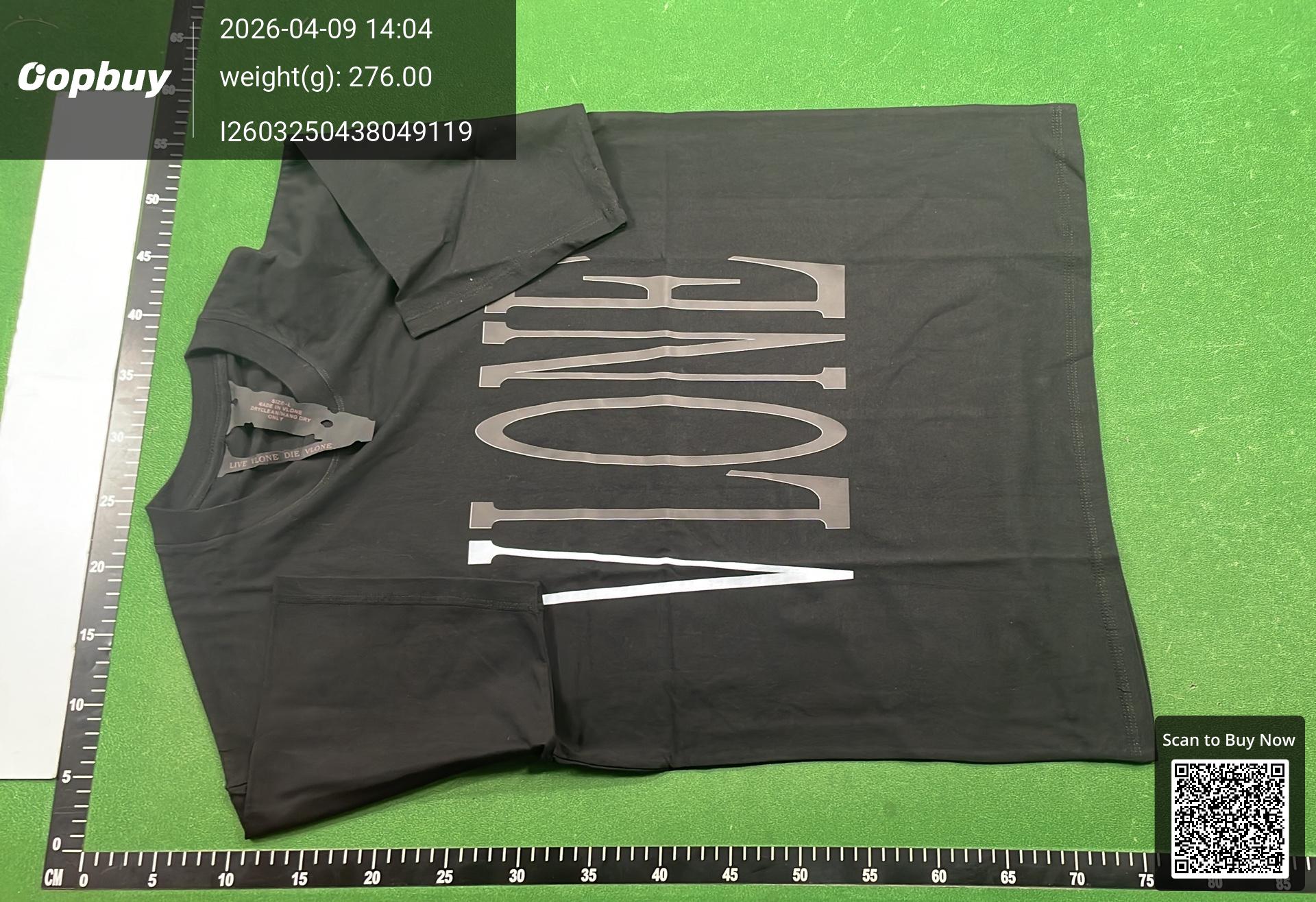 Foto QC 8 de Vlone T-shirt Logo 3M Reflective Black