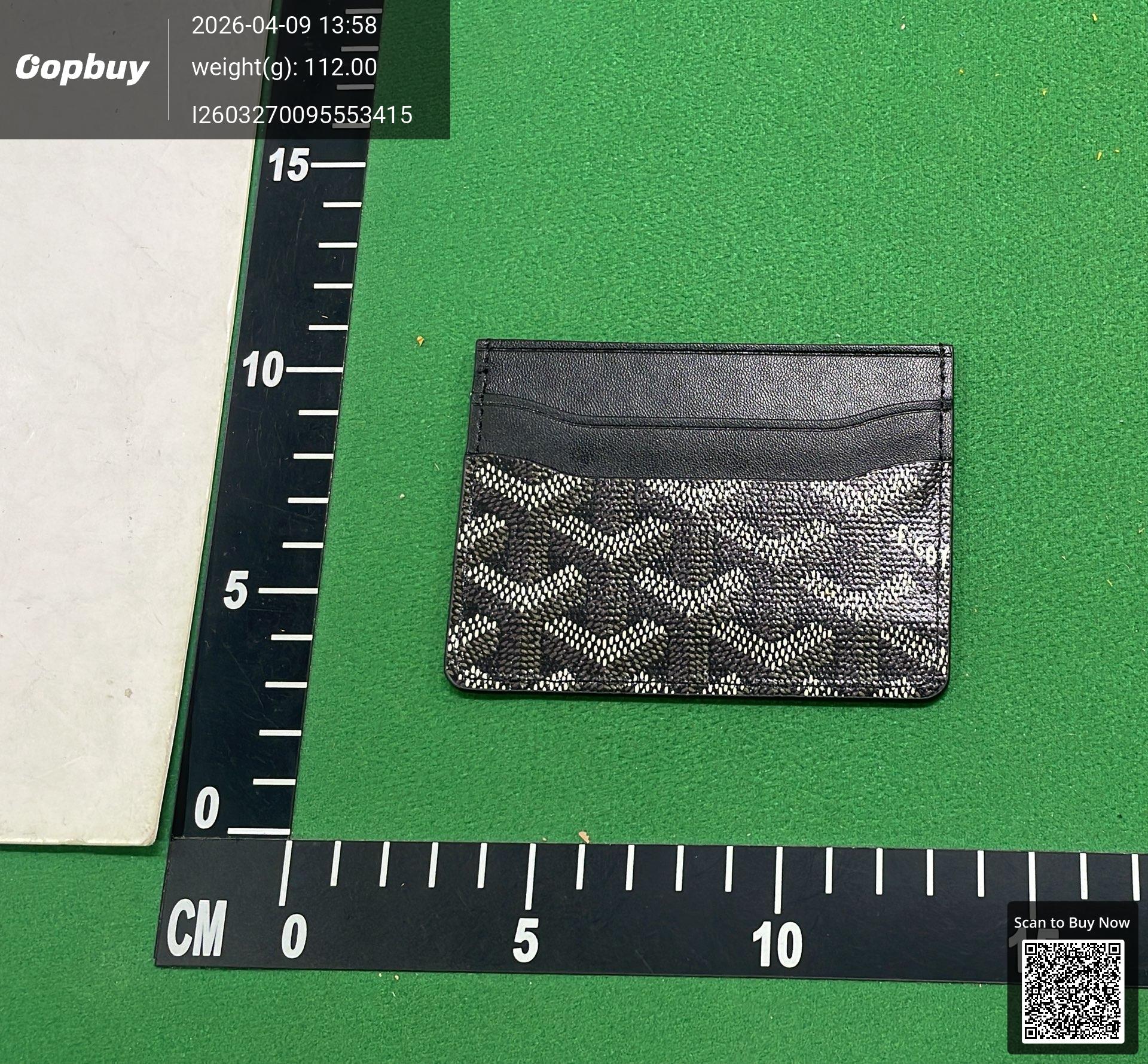 Foto QC 7 de Goyard Saint Sulpice Card Holder Goyardine Burgundy