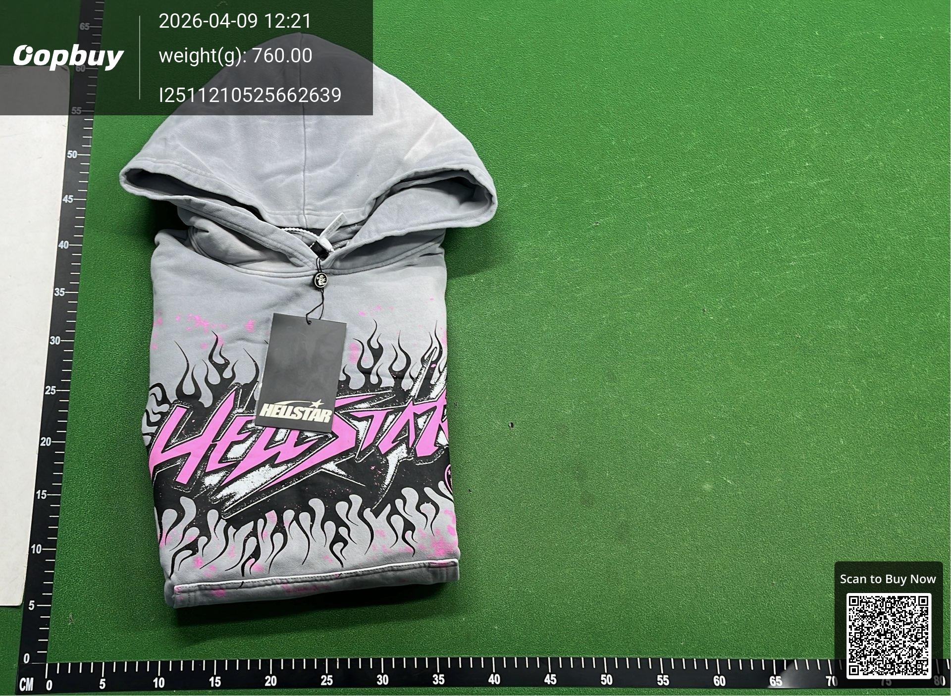 Foto QC 8 de Hellstar Studios Sweatpants Om Star Faded Black