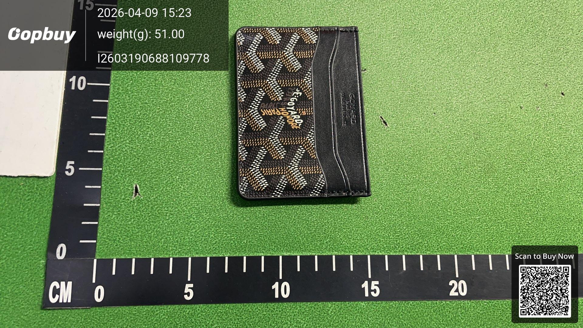 Foto QC 8 de Goyard Saint Sulpice Card Holder Goyardine Grey