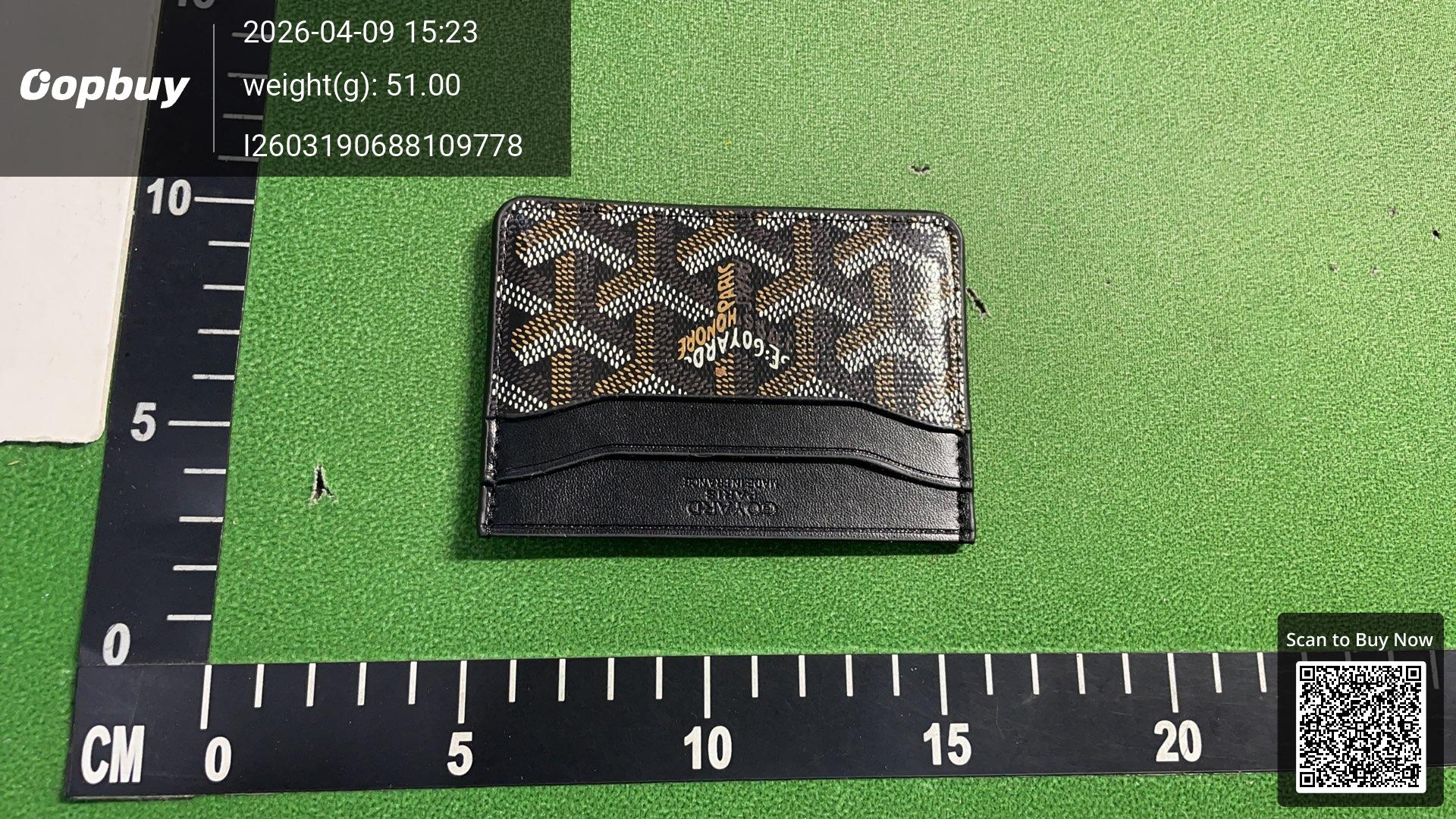 Foto QC 5 de Goyard Saint Sulpice Card Holder Goyardine Grey