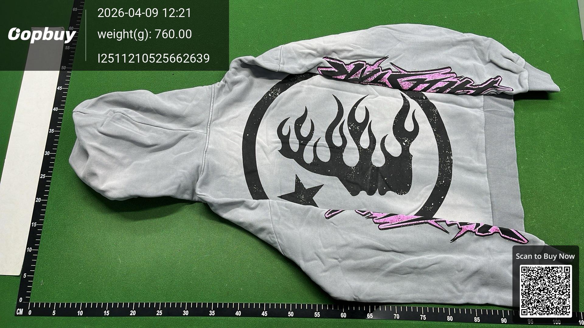 Foto QC 5 de Hellstar Studios Sweatpants Om Star Faded Black