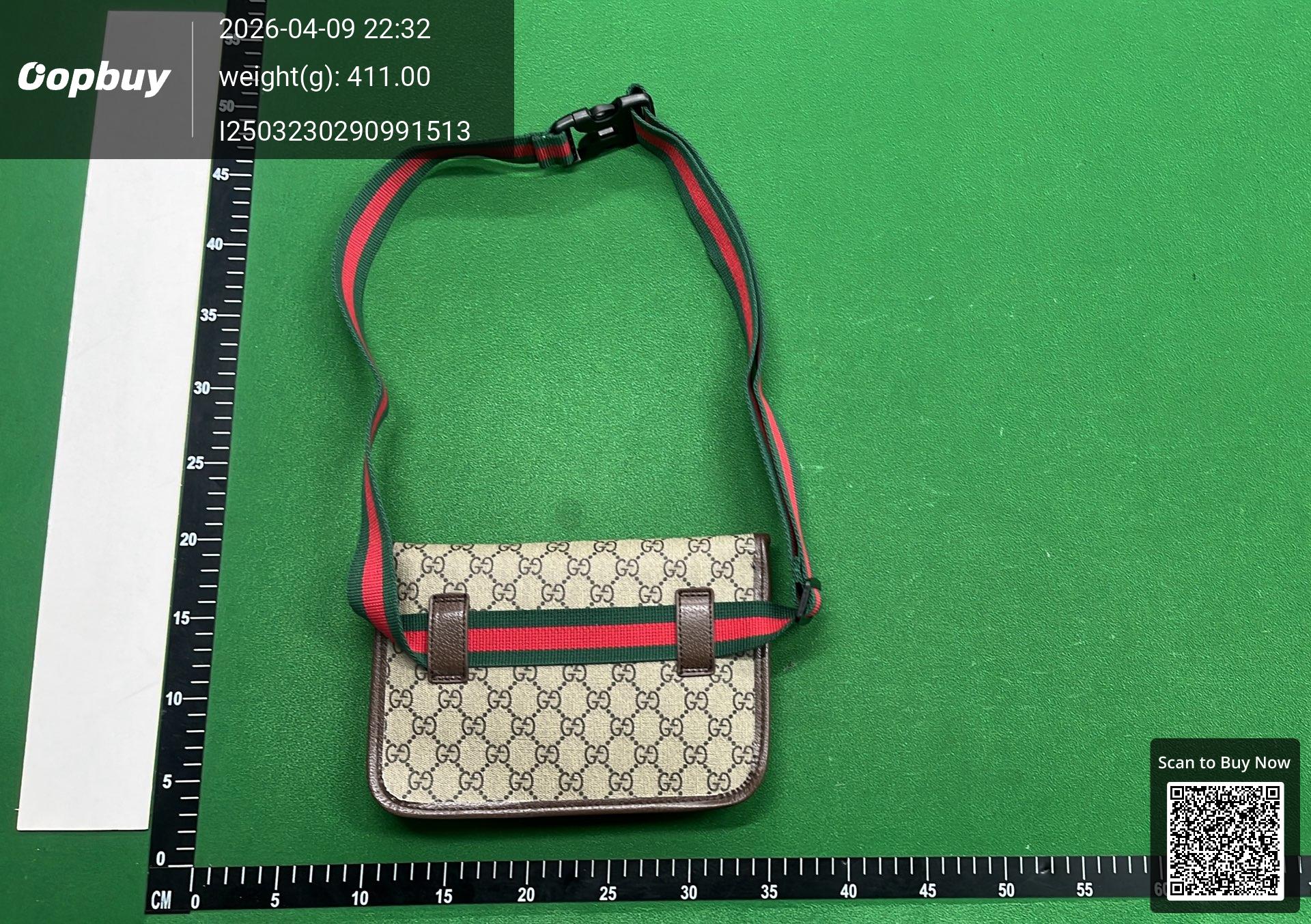 Foto QC 3 de Gucci Neo Vintage GG Supreme Belt Bag Small Beige/Ebony GG Supreme Canvas