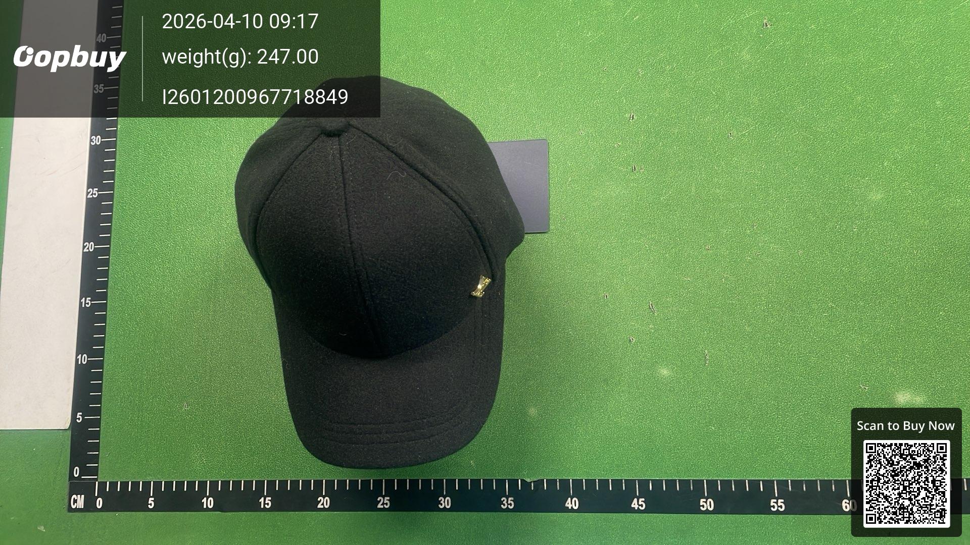 Foto QC 4 de Loro Piana Corduroy Cap Black