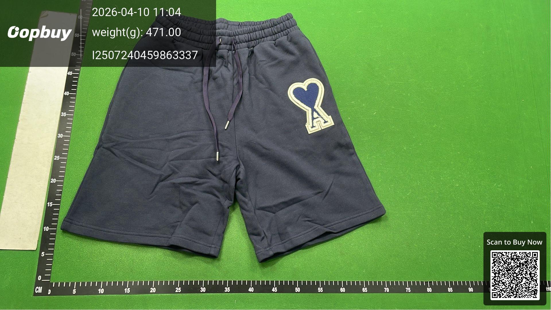Foto QC 4 de Ami Paris Ami de Coeur Sweat Shorts Black