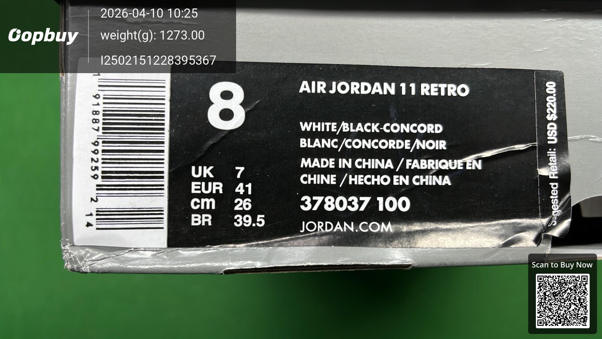 Foto QC 4 de Jordan 11 Retro Cherry CT8012-116