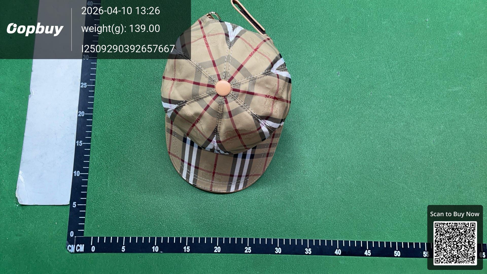 Foto QC 8 de Burberry Vintage Check Bucket Hat Archive Beige