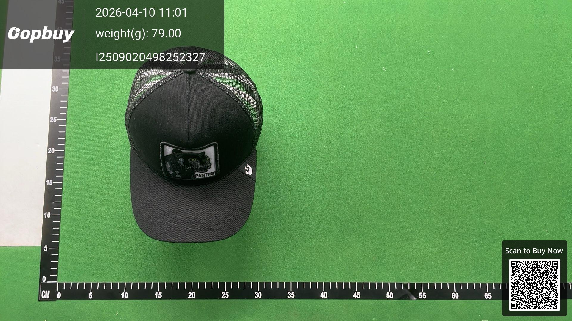 Foto QC 6 de Goorin Bros. The Panther Trucker Cap Black
