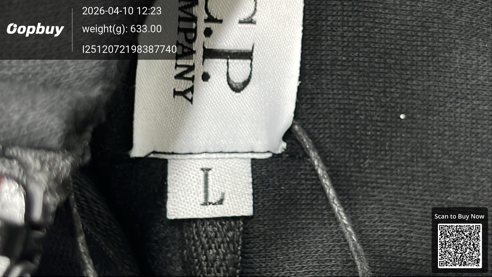 Foto QC 5 de CP Company Crewneck Sweater Lens Detail Yellow