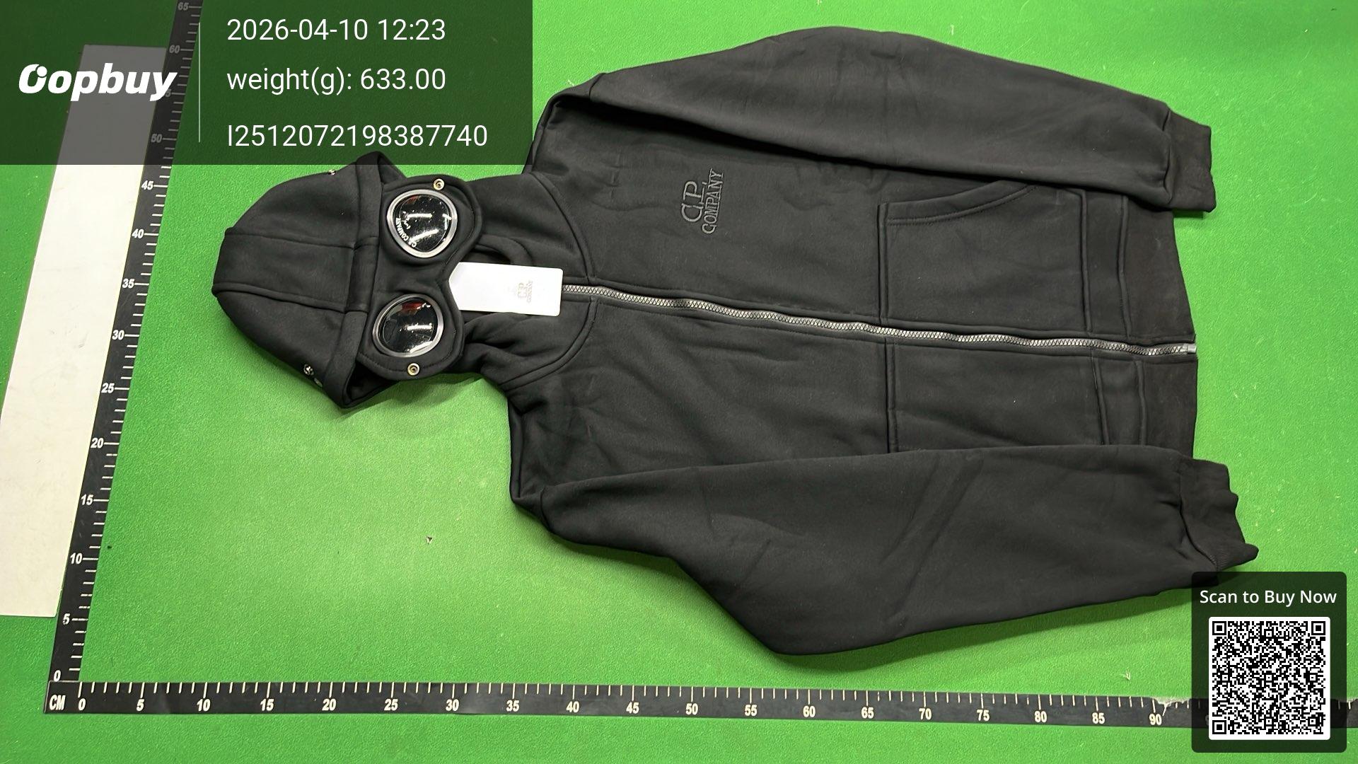 Foto QC 7 de CP Company Crewneck Sweater Lens Detail Yellow