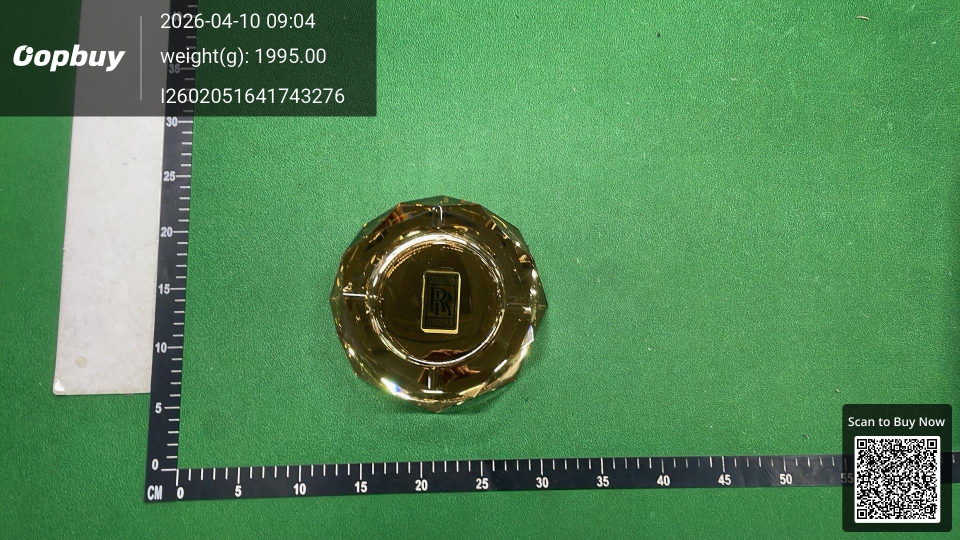 Foto QC 7 de Rolls-Royce Crystal Ashtray Clear