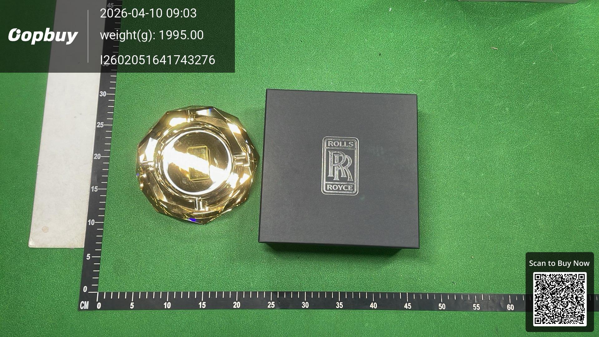 Foto QC 5 de Rolls-Royce Crystal Ashtray Clear