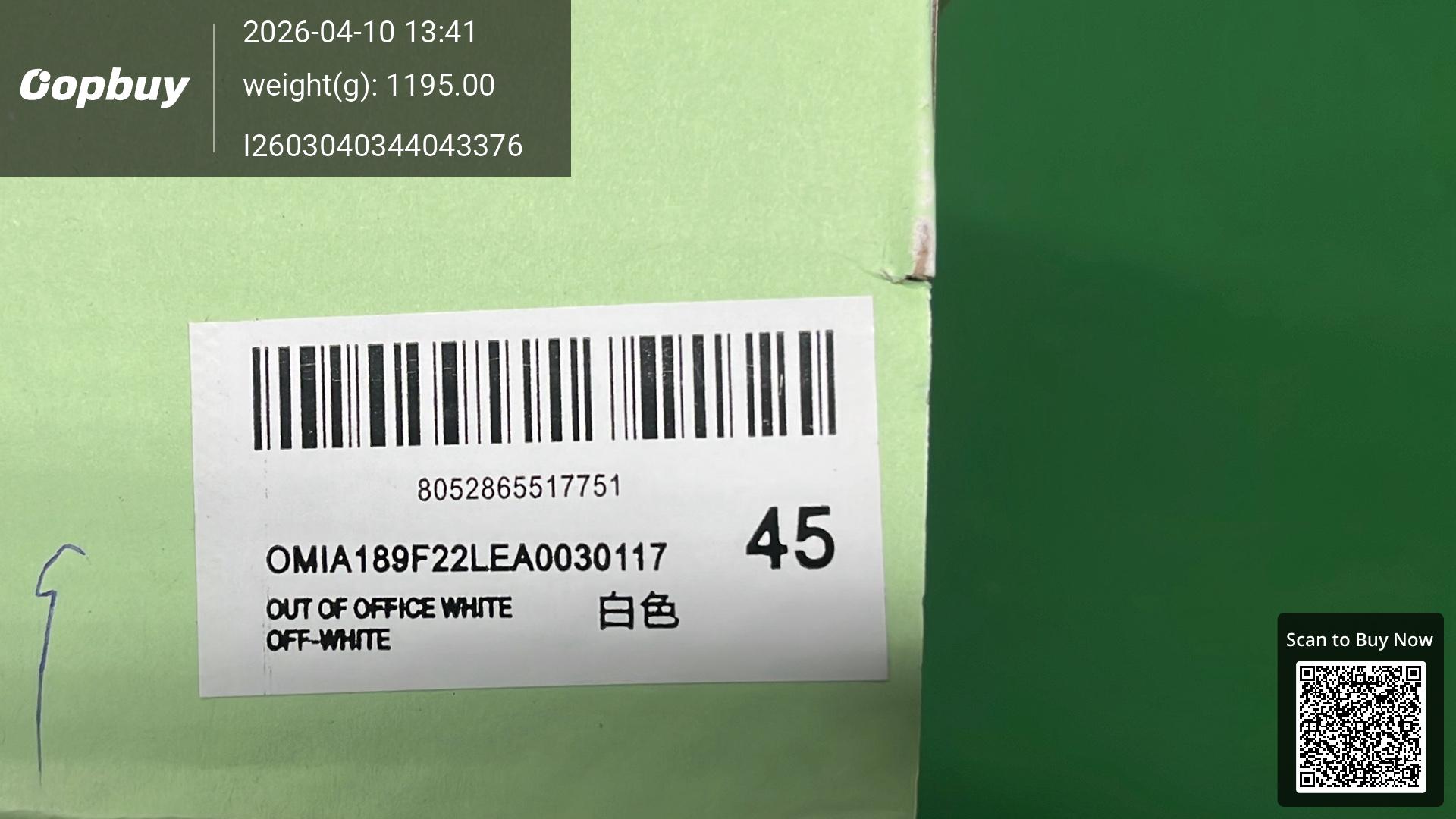 Foto QC 3 de Off-White Out Of Office Low Black White