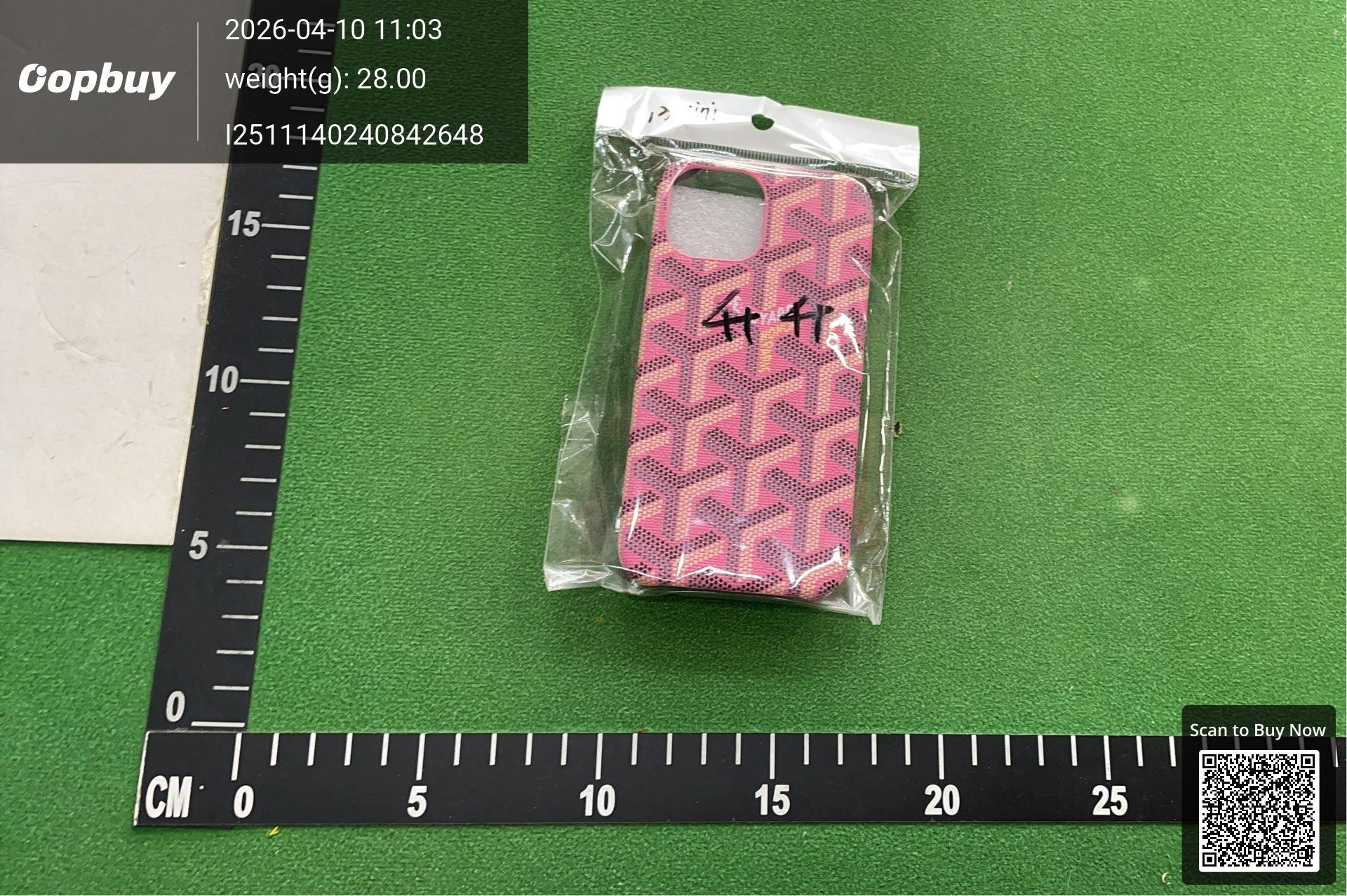 Foto QC 5 de Goyard Goyardine Canvas Case for iPhone X Yellow