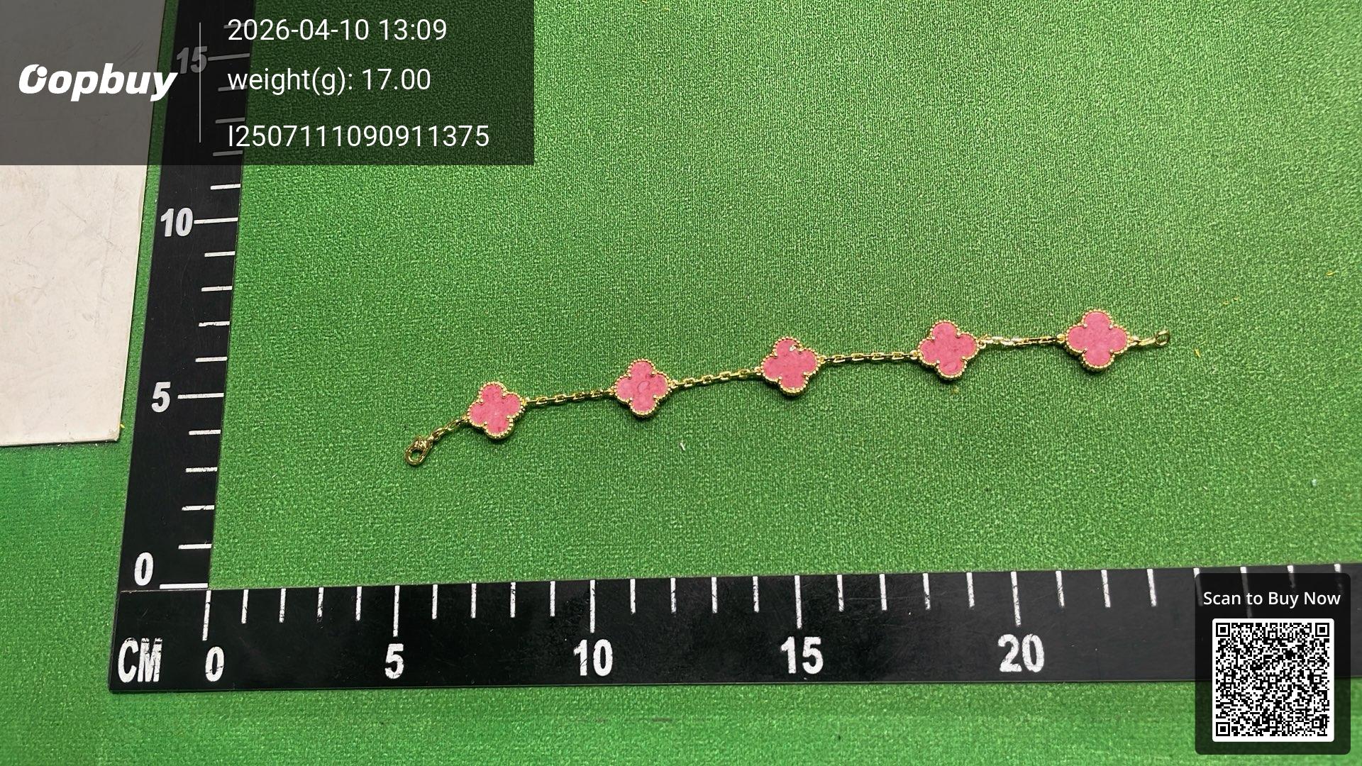 Foto QC 5 de Other Bracelet Metal Mother of Pearl Pink Gold