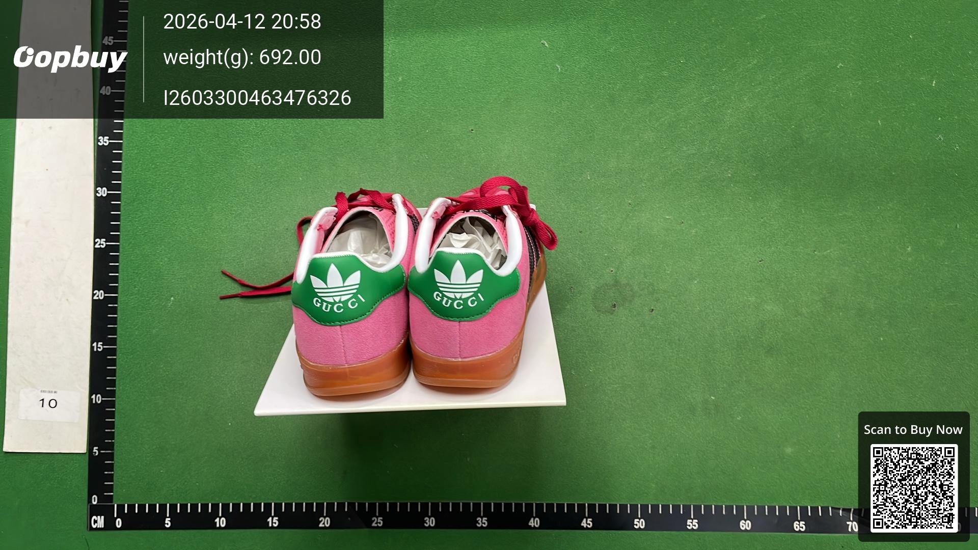 Foto QC 6 de Gucci Gazelle Low adidas GG Monogram Brown 707847