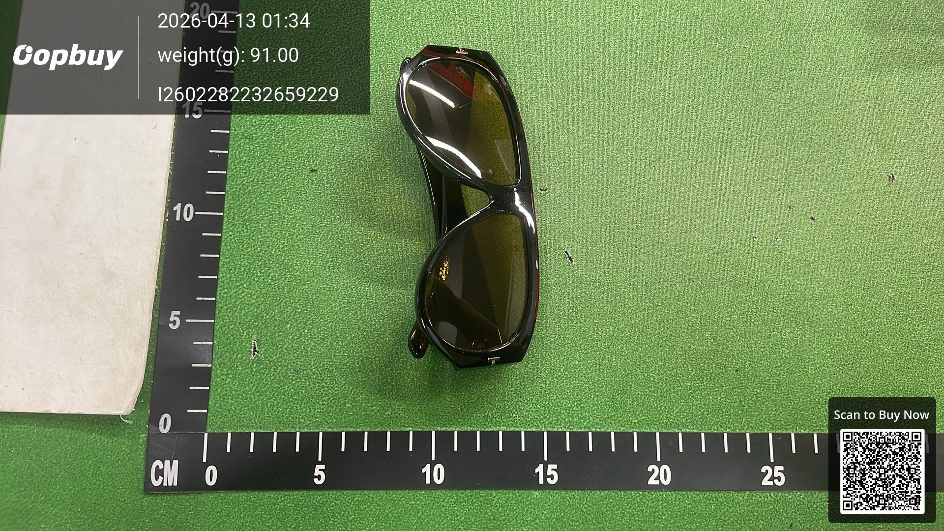 Foto QC 6 de Other Oversized Aviator Acetate Sunglasses Black Pink (T22031)