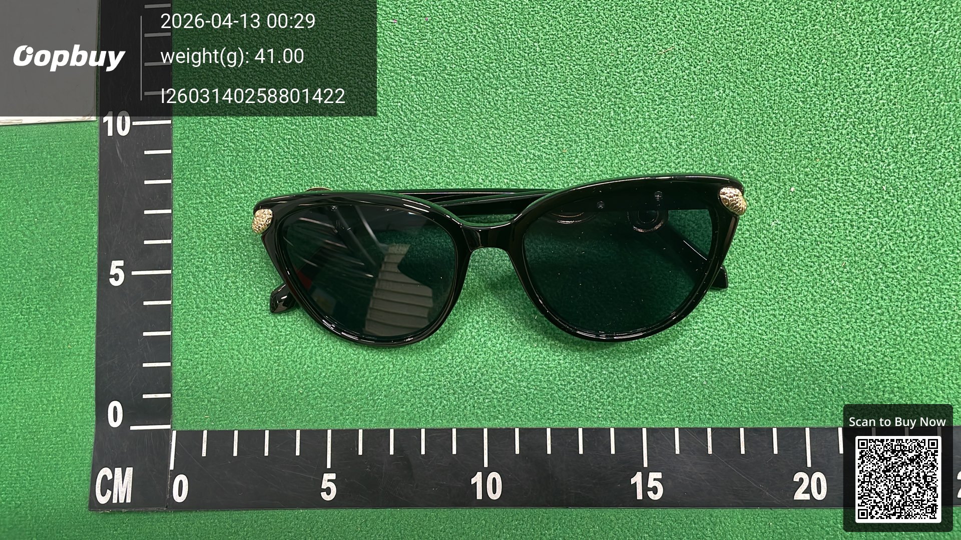 Foto QC 8 de Other Cat-Eye Acetate Metal Sunglasses Clear Grey