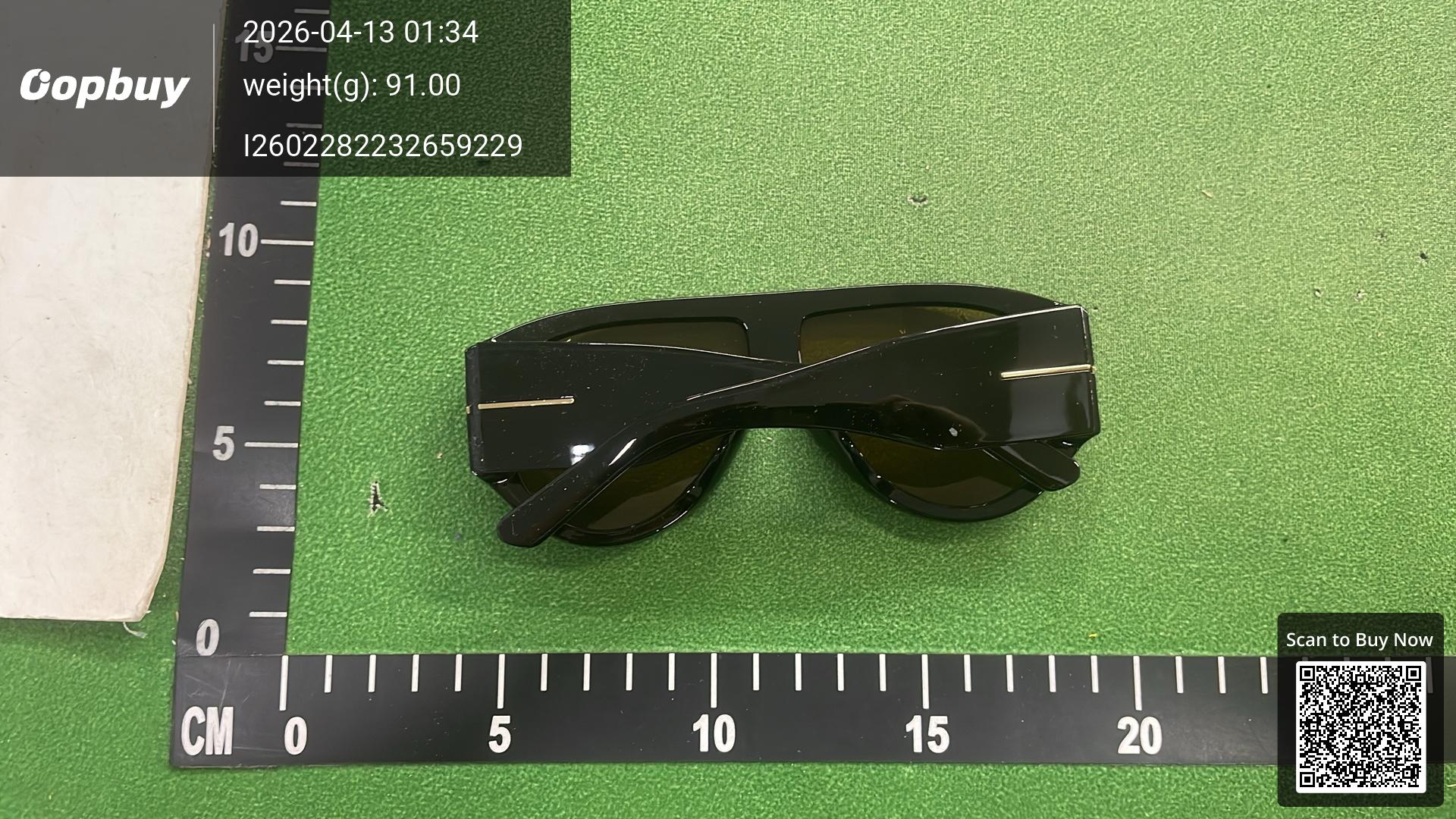 Foto QC 4 de Other Oversized Aviator Acetate Sunglasses Black Pink (T22031)