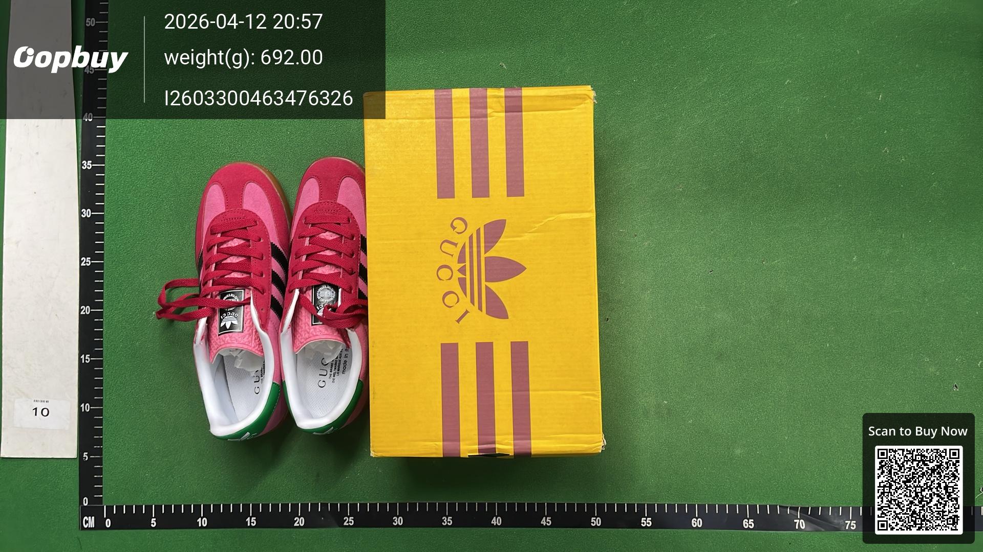Foto QC 1 de Gucci Gazelle Low adidas GG Monogram Brown 707847