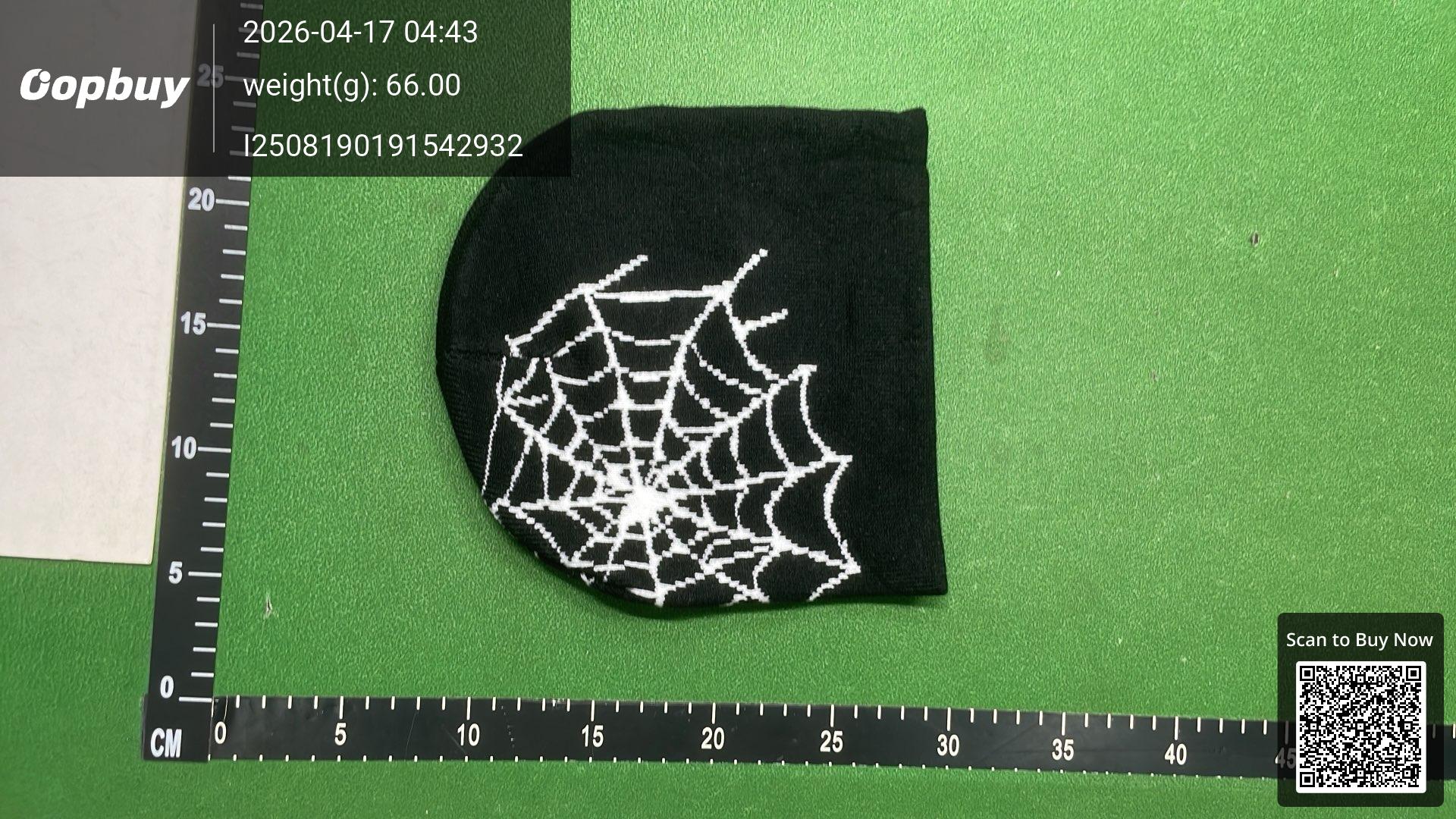 Foto QC 3 de Grity Visions Spider Beanie Grey Green
