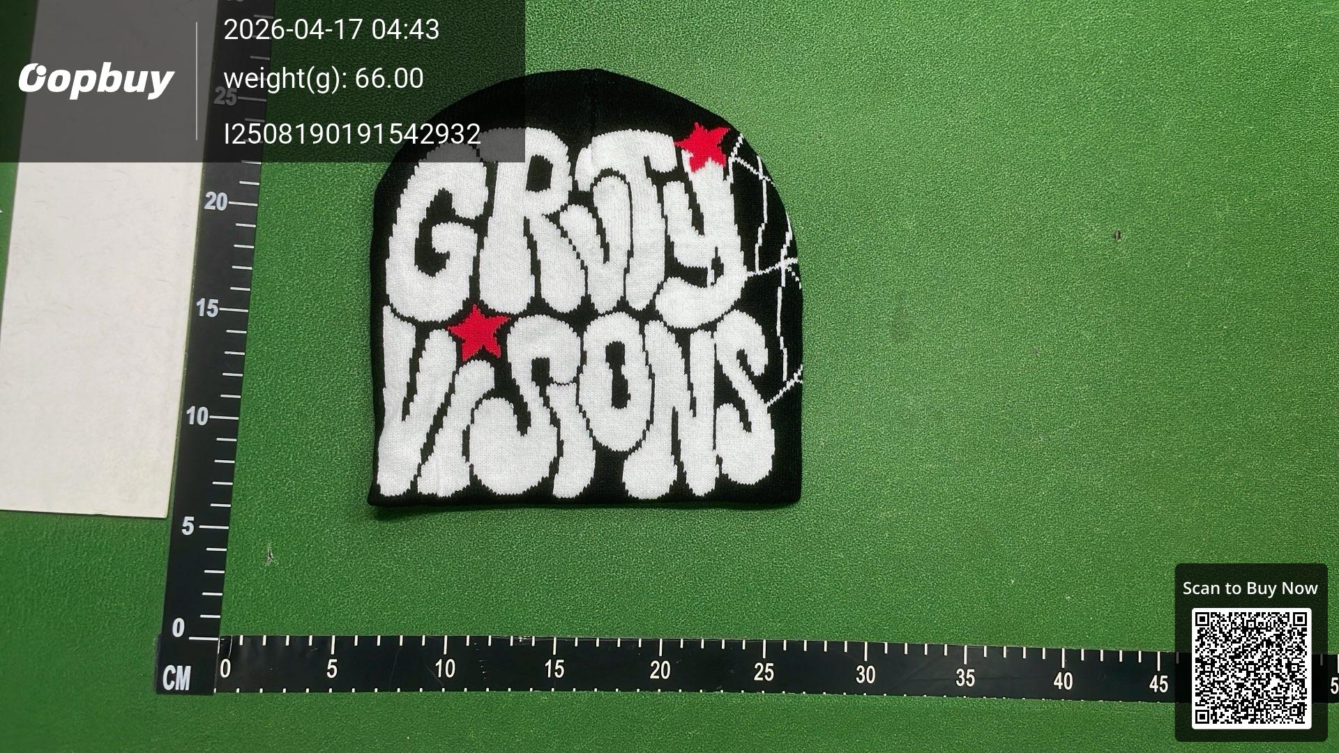 Foto QC 5 de Grity Visions Spider Beanie Grey Green