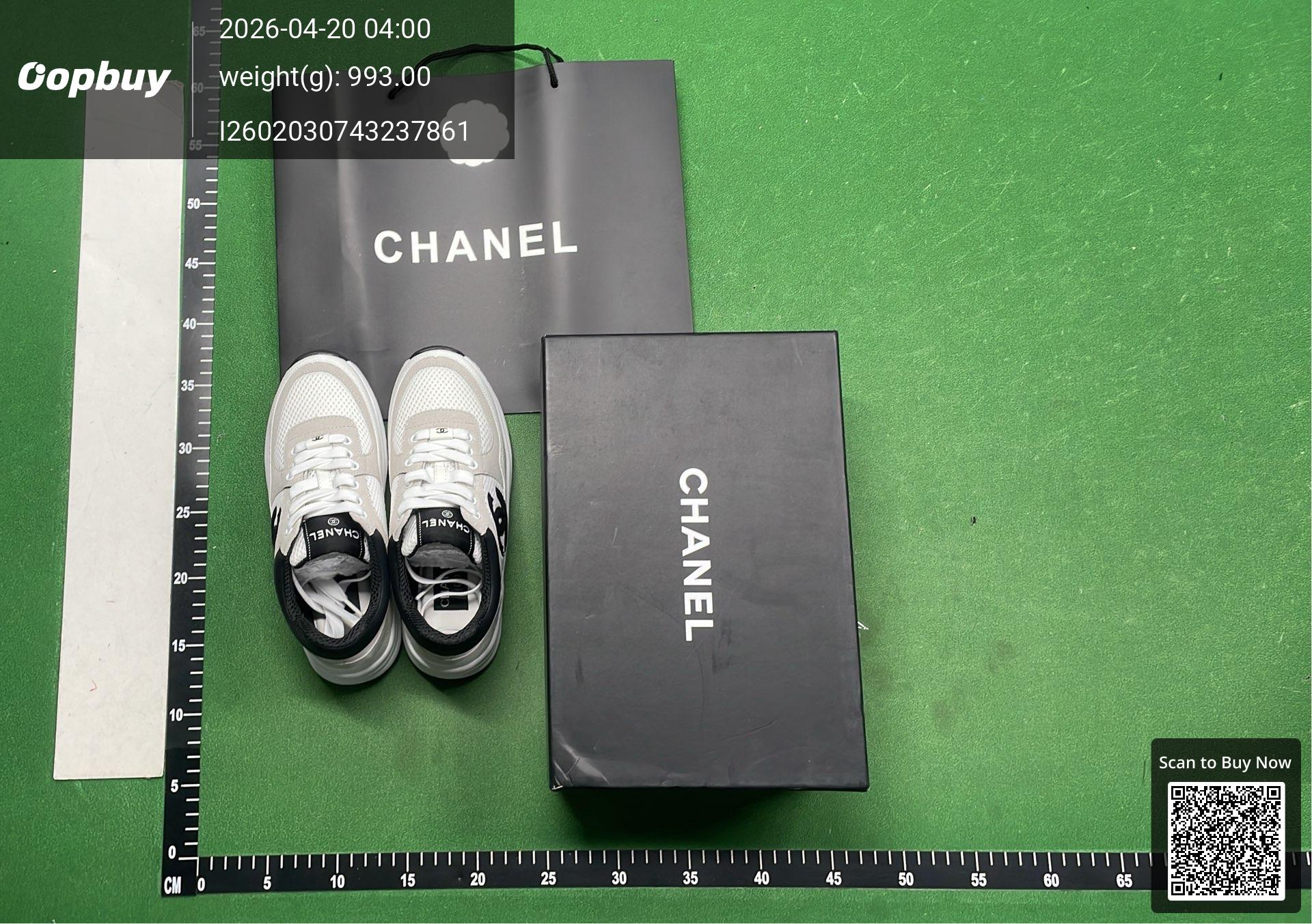 Foto QC 7 de Chanel Sneaker Low Black White Panda