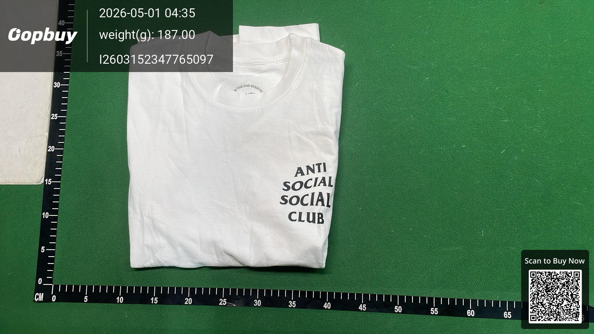 Foto QC 7 de Anti Social Social Club T-shirt Dragon Black