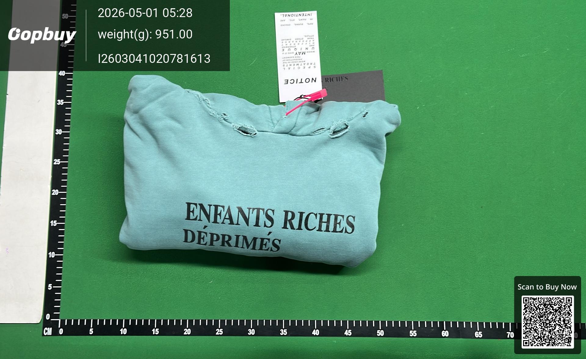 Foto QC 7 de Enfants Riches Déprimés Logo Hoodie Sweater Black