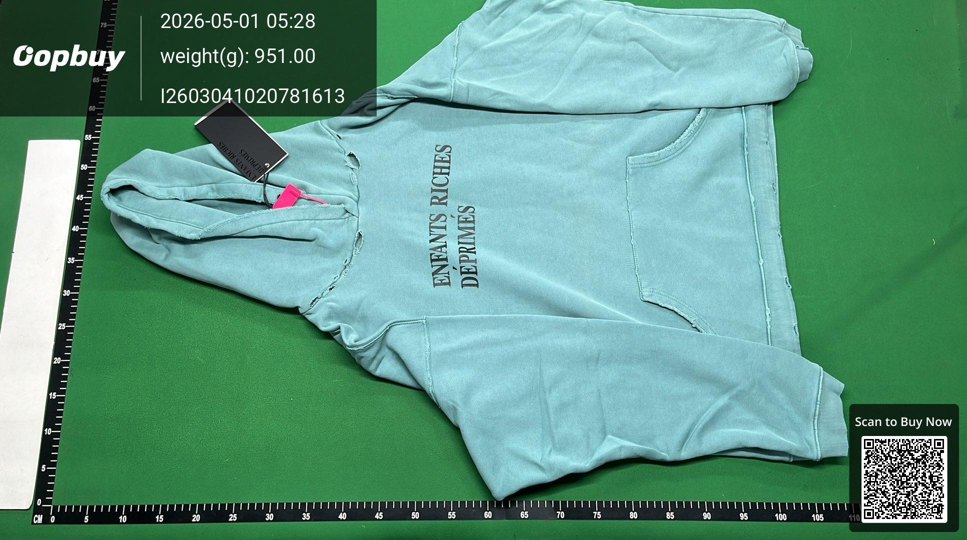 Foto QC 3 de Enfants Riches Déprimés Logo Hoodie Sweater Black
