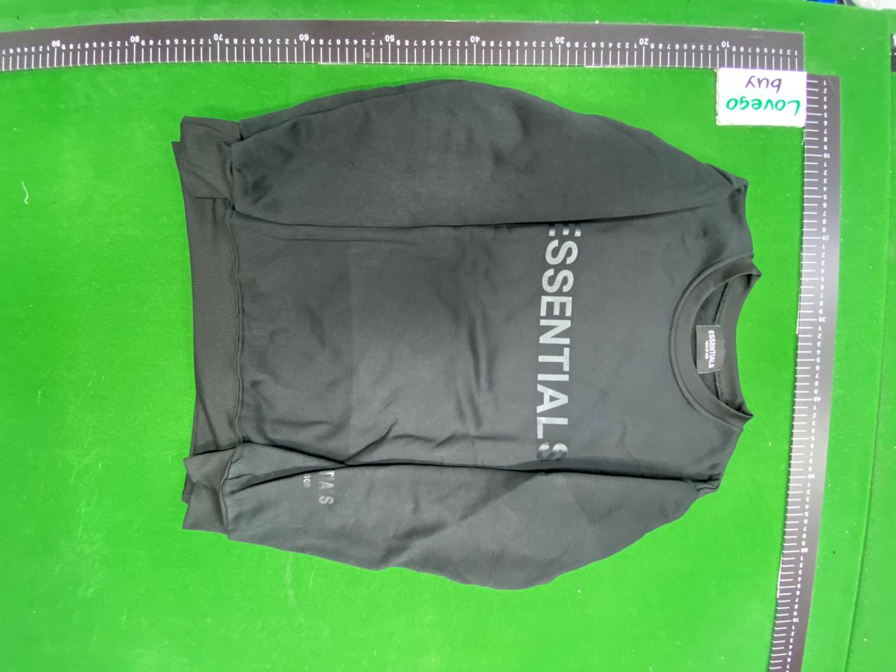 Foto QC 5 de Fear of God Essentials Crewneck Sweater Fleece Orange