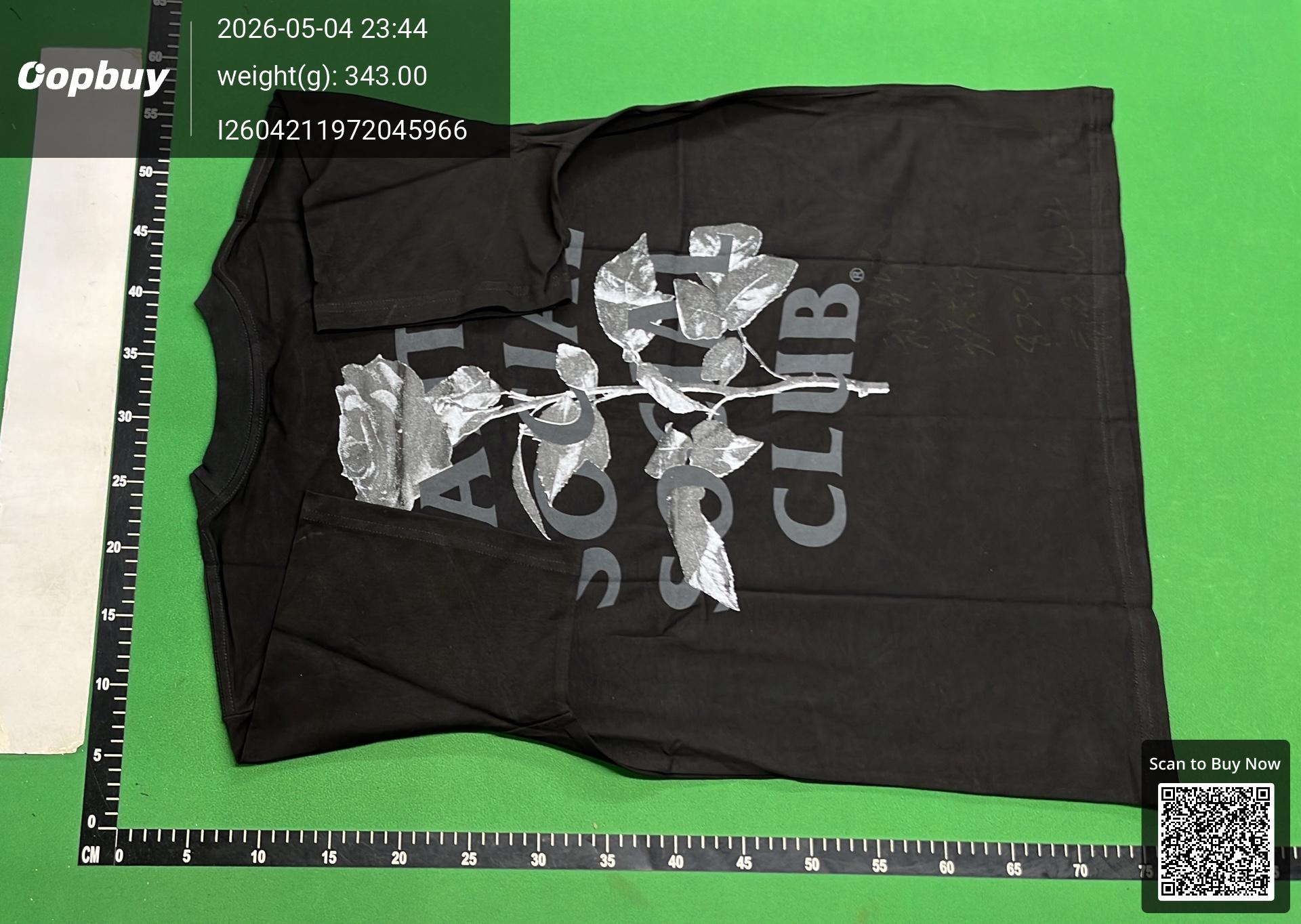 Foto QC 6 de Anti Social Social Club T-shirt Pink Drip Logo Black White